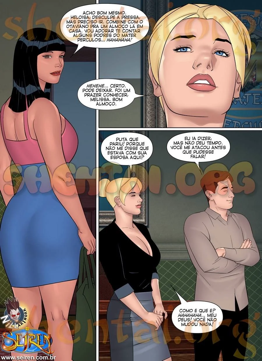 Colegiais 3: Secretaria Safada Fazendo Sexo na Escola em Hentai HQ