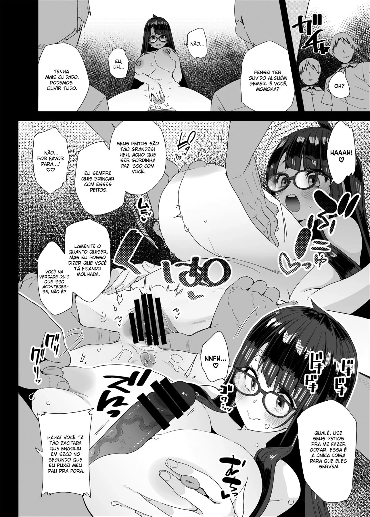 Colegial Pervertida Masturbando em Público - Momoka e seus Brinquedos em Hentai HQ Brasileiro