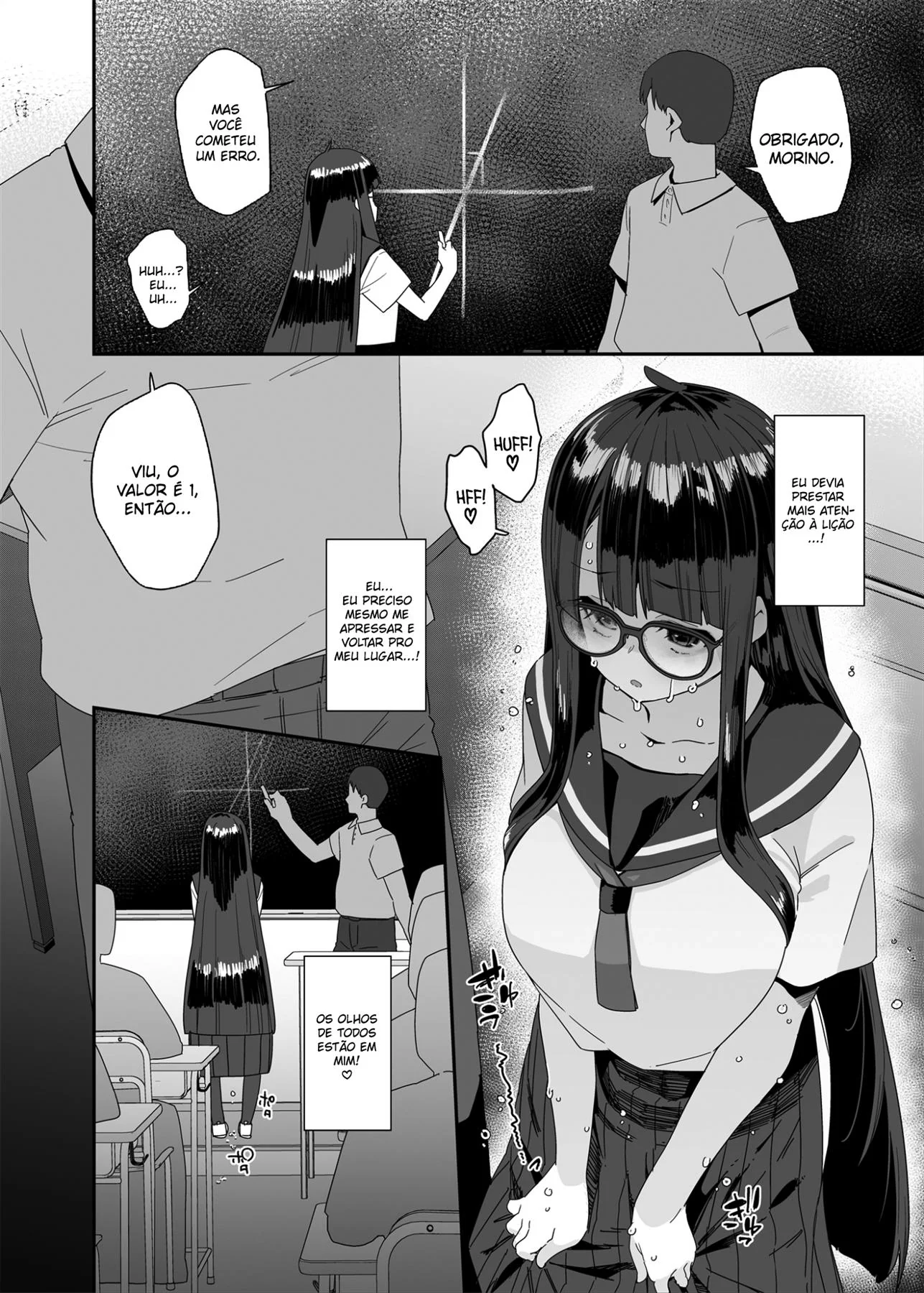 Colegial Pervertida Masturbando em Público - Momoka e seus Brinquedos em Hentai HQ Brasileiro