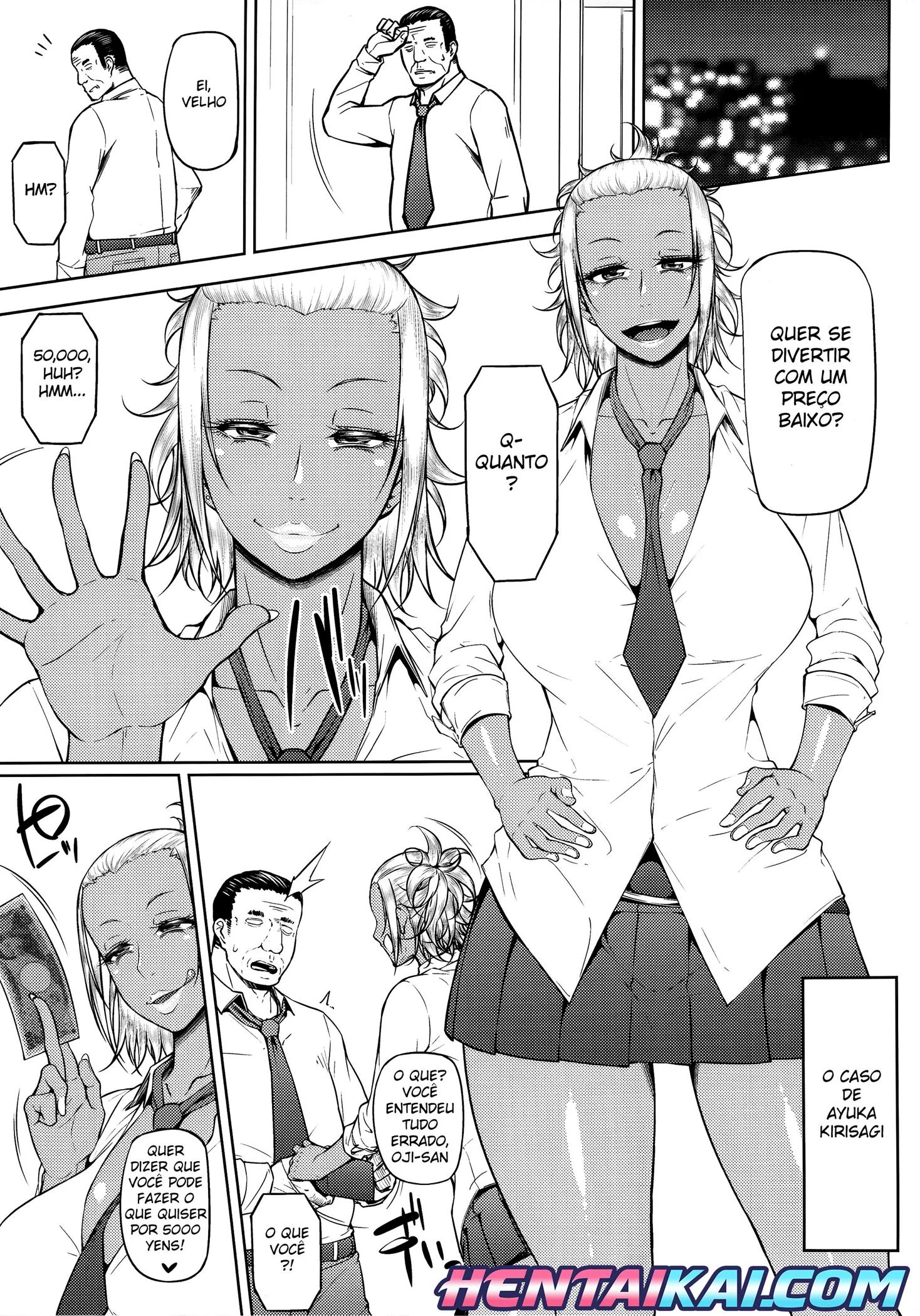 Contrato assinado: Lisandra se torna a putinha do empresário em Hentai HQ Brasileiro