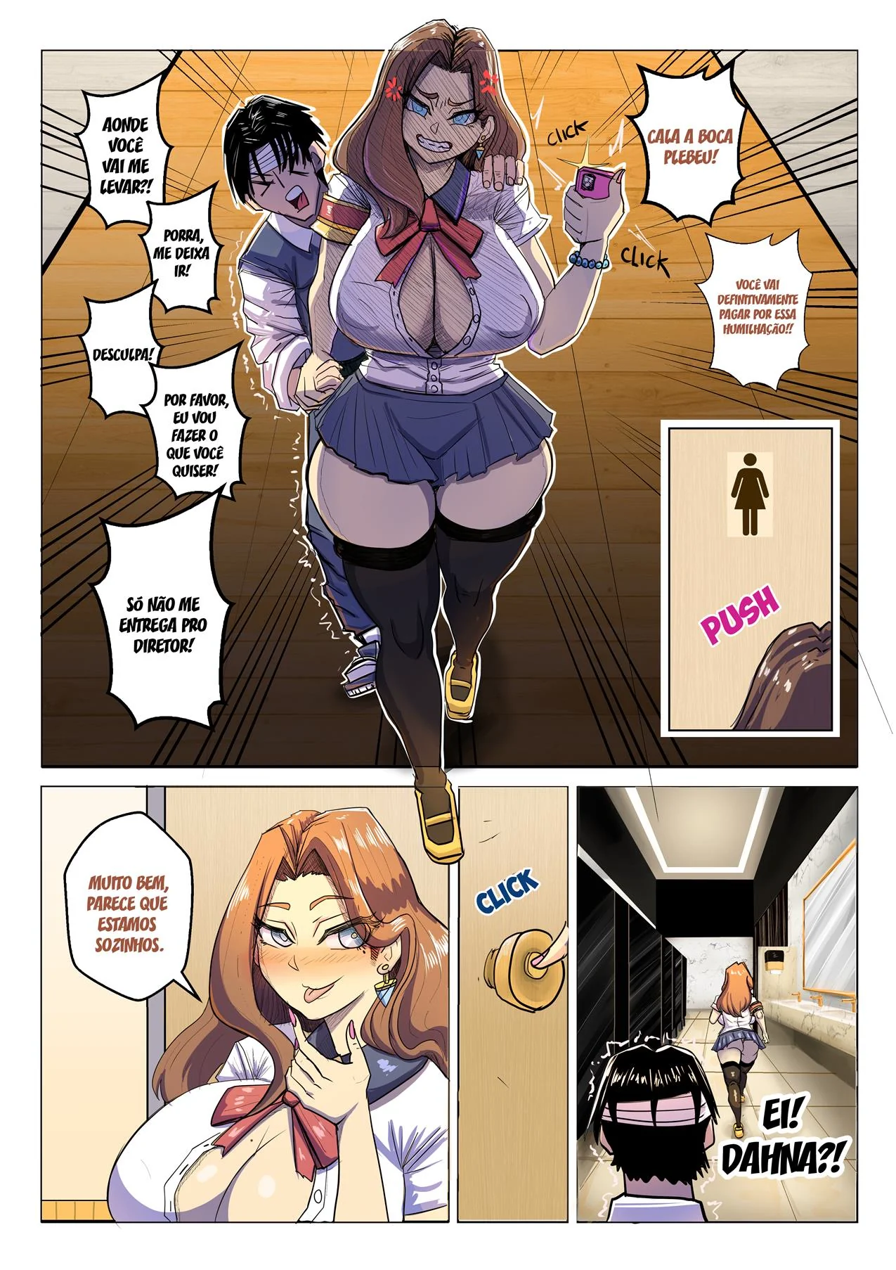 Dahna Bellenew: a piranha da escola que vai levar uma pica inesquecível - HQ Brasileiro em Hentai