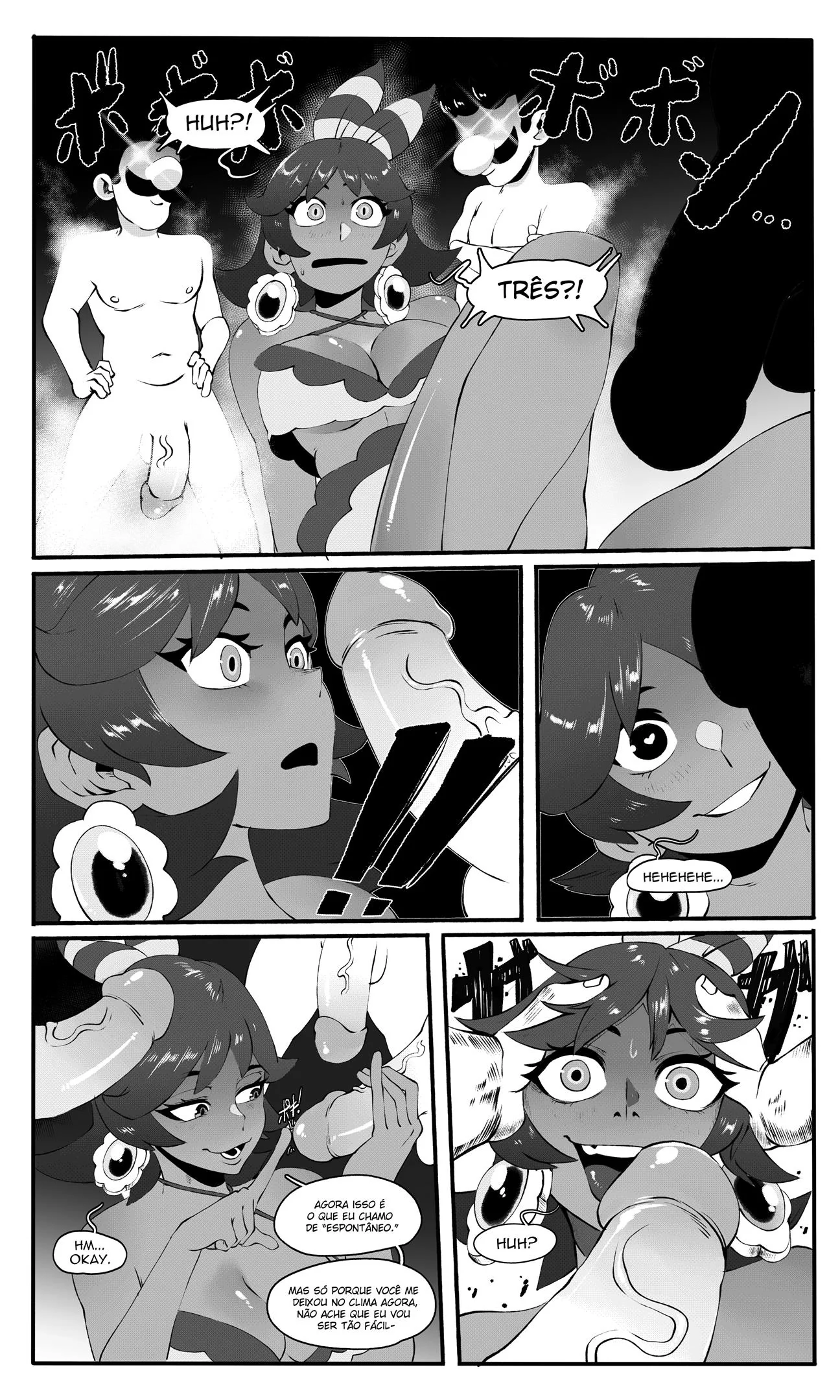 Daisy e Luigi: A Praia do Prazer em Hentai HQ Brasileiro