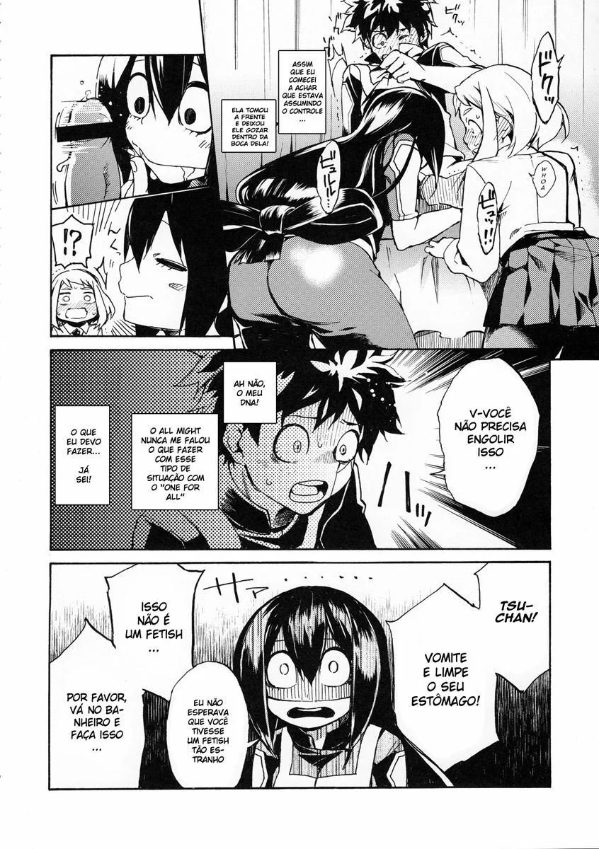 Dando uma Pirocada nas Piranhas de Boku no Hero Academia - O trisal mais gostoso em HQ Brasileiro