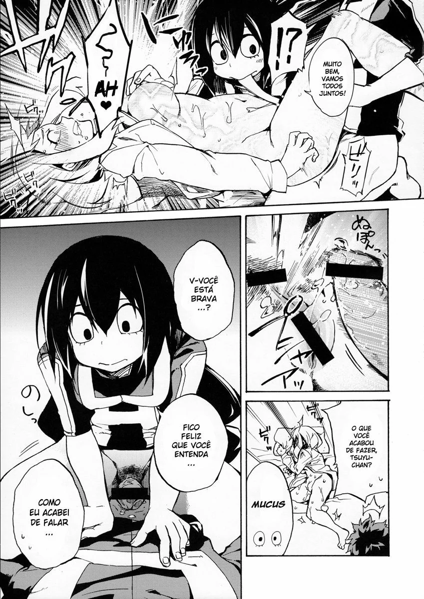 Dando uma Pirocada nas Piranhas de Boku no Hero Academia - O trisal mais gostoso em HQ Brasileiro