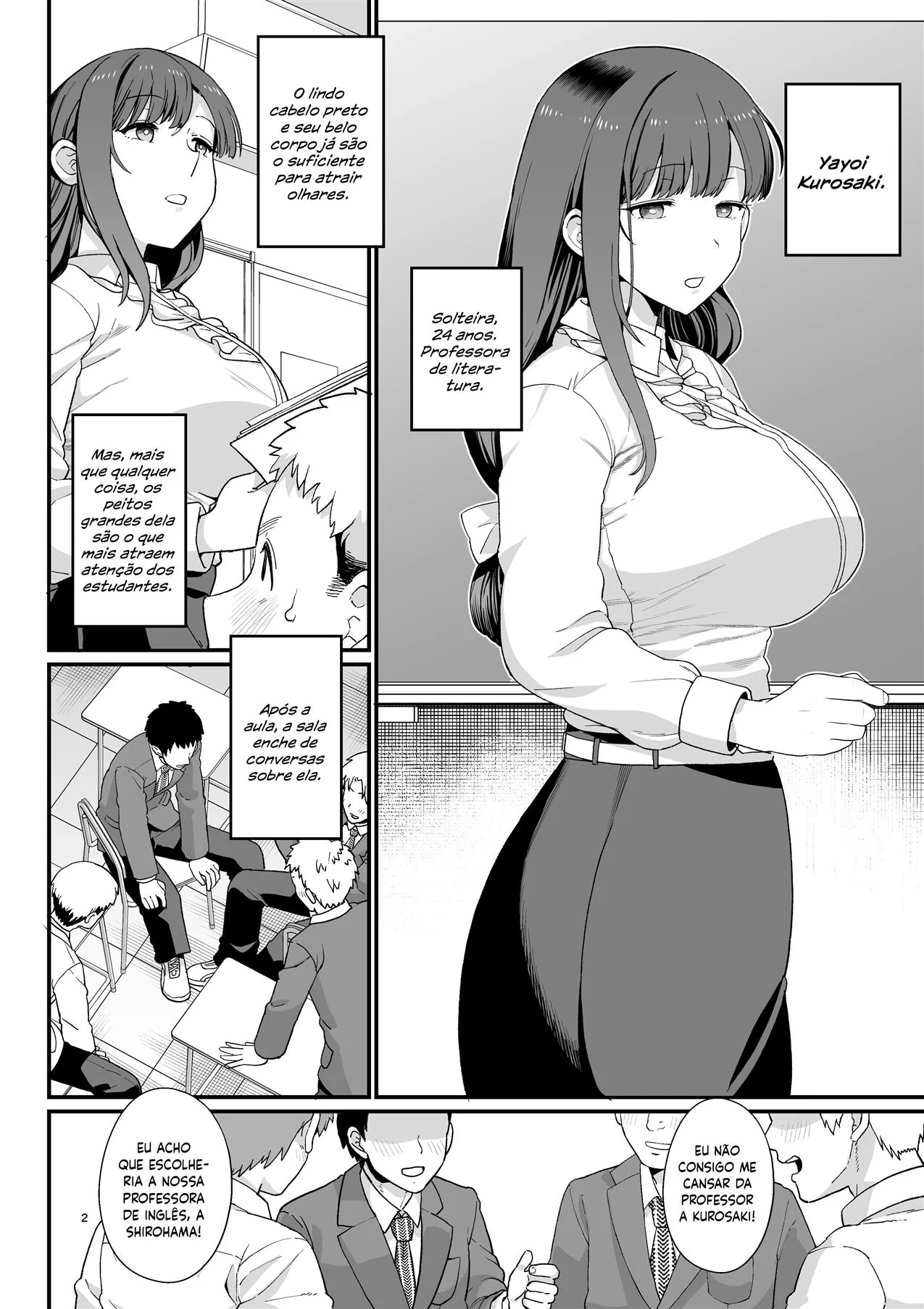 Darkness em busca da pica do Kazuma para foder sua buceta em HQ Brasileiro