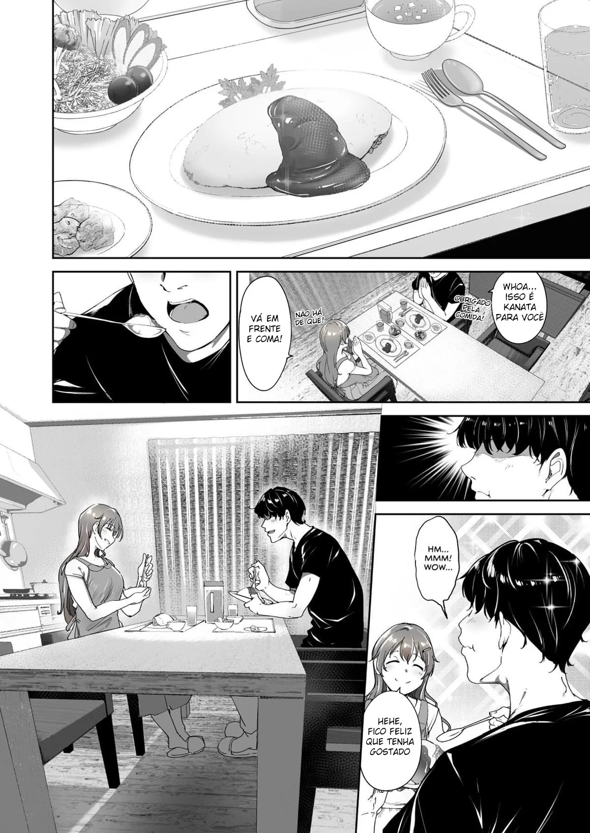 Darkness em busca da pica do Kazuma para foder sua buceta em HQ Brasileiro