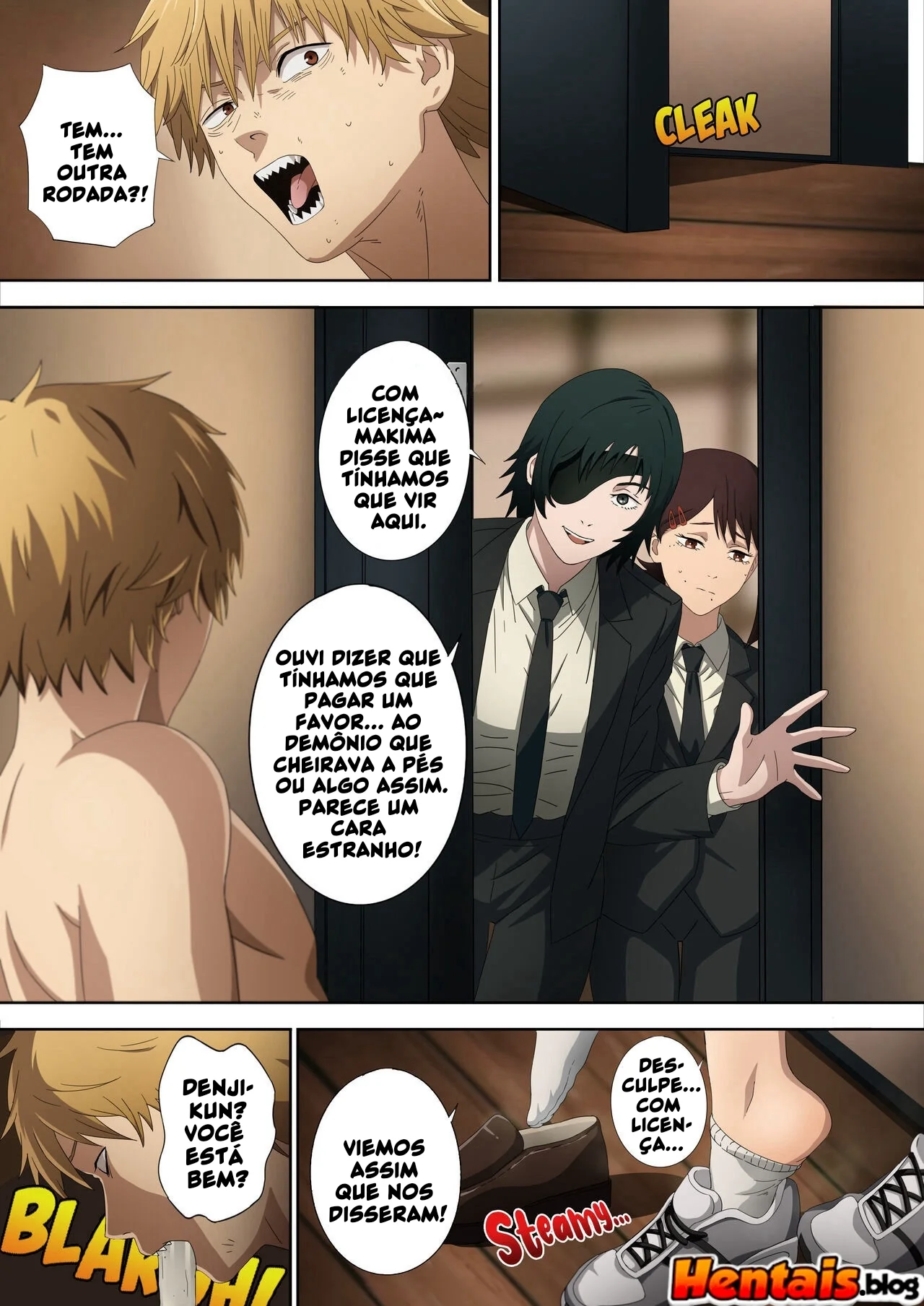 Denji Tarado por Pés - Chainsaw Man Hentai HQ Brasileiro