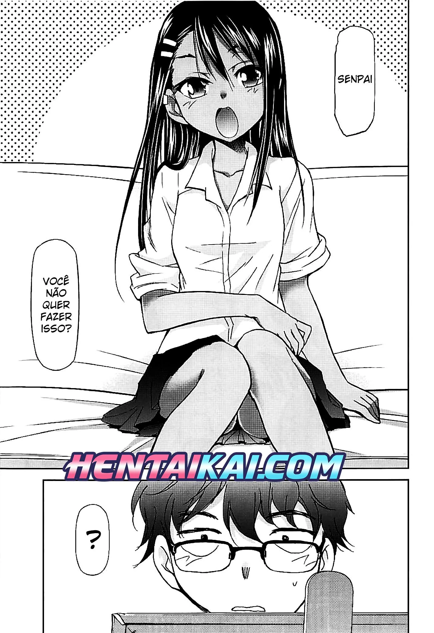 Desafio de Nagatoro: Quem Goza Primeiro? Hentai HQ Brasileiro