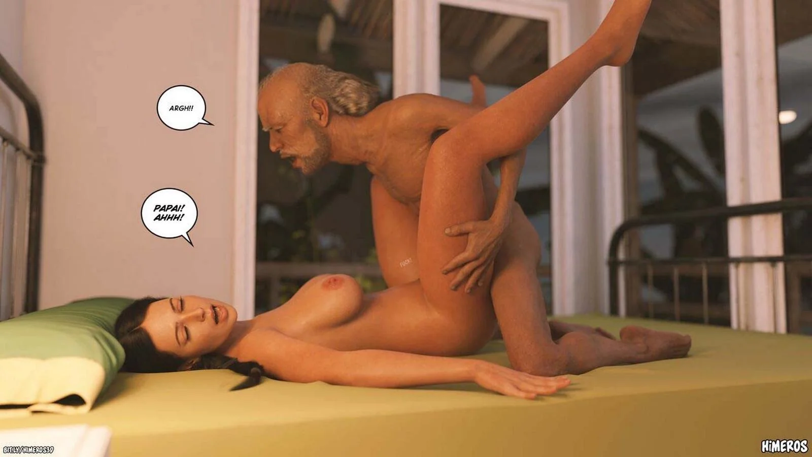 Desejos Proibidos - Linda e seu Pai na Ilha da Putaria em HQ Brasileiro