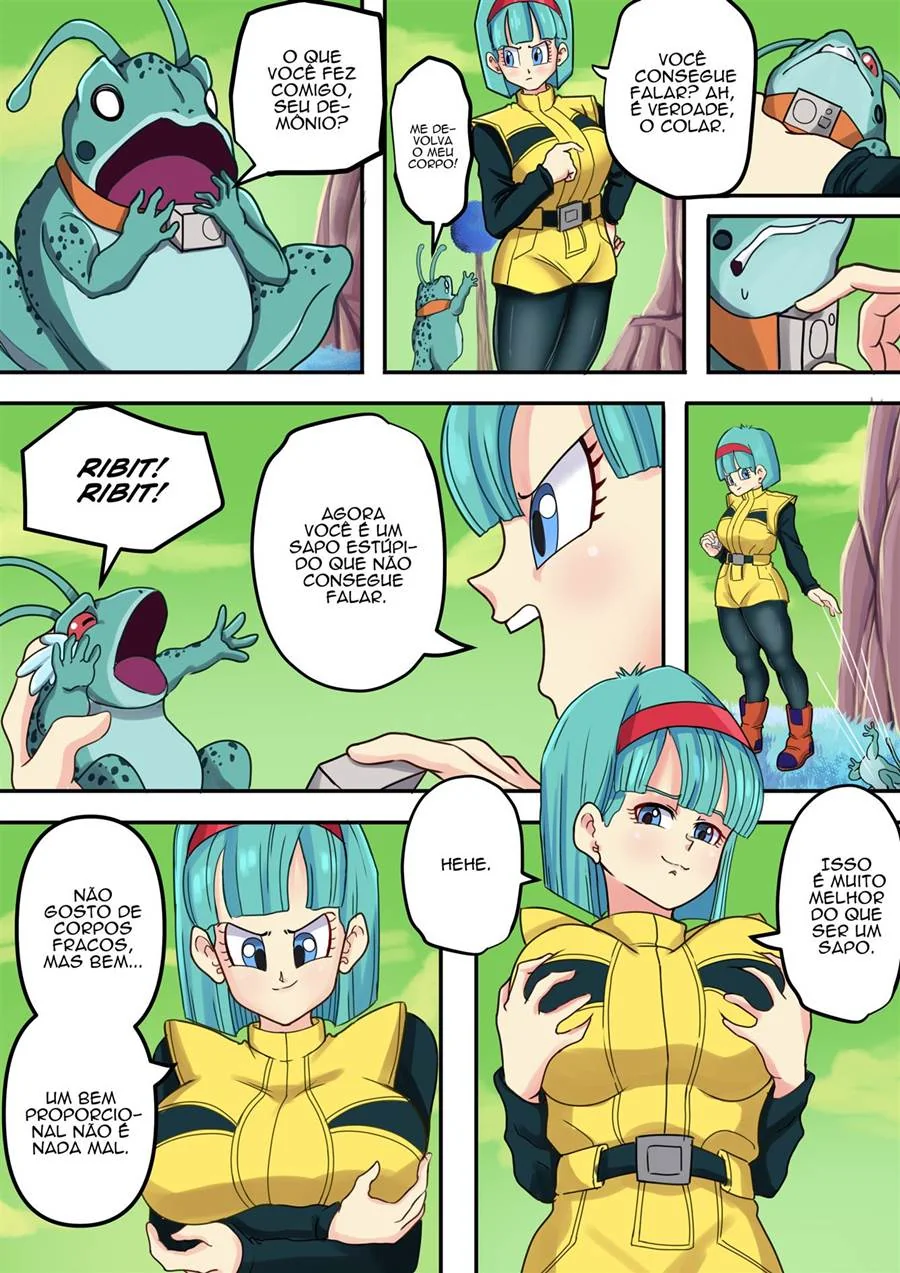 Dragon Ball: Bulma, Android 18 e Caulifla - Ginyu Fodendo Gostosas em Troca de Corpos | Hentai HQ