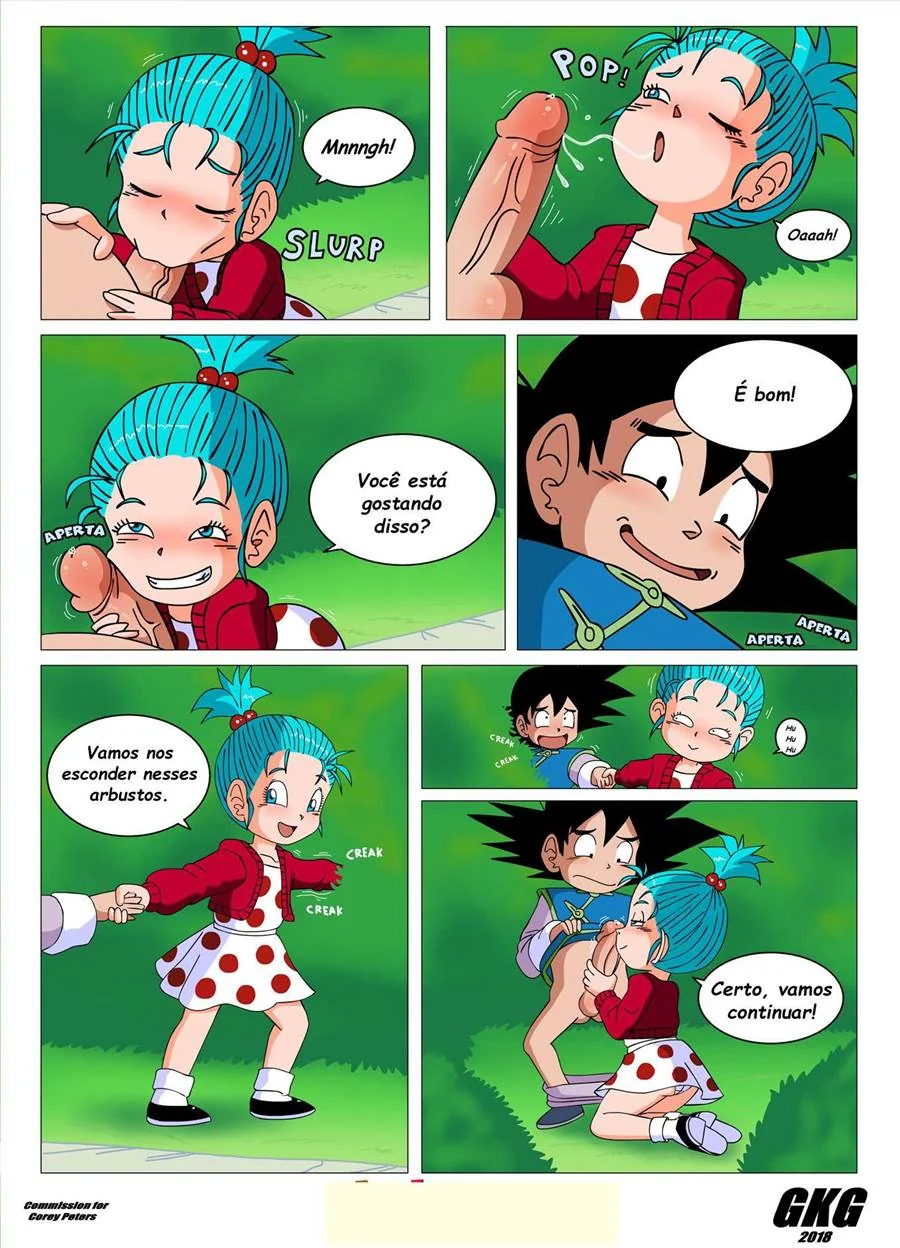 Dragon Ball: Goten e Bura - A Safadinha Ninfeta Quer Pica em HQ Brasileiro Dragon Ball: Goten e Bura - A Safadinha Ninfeta Quer Pica em HQ Brasileiro