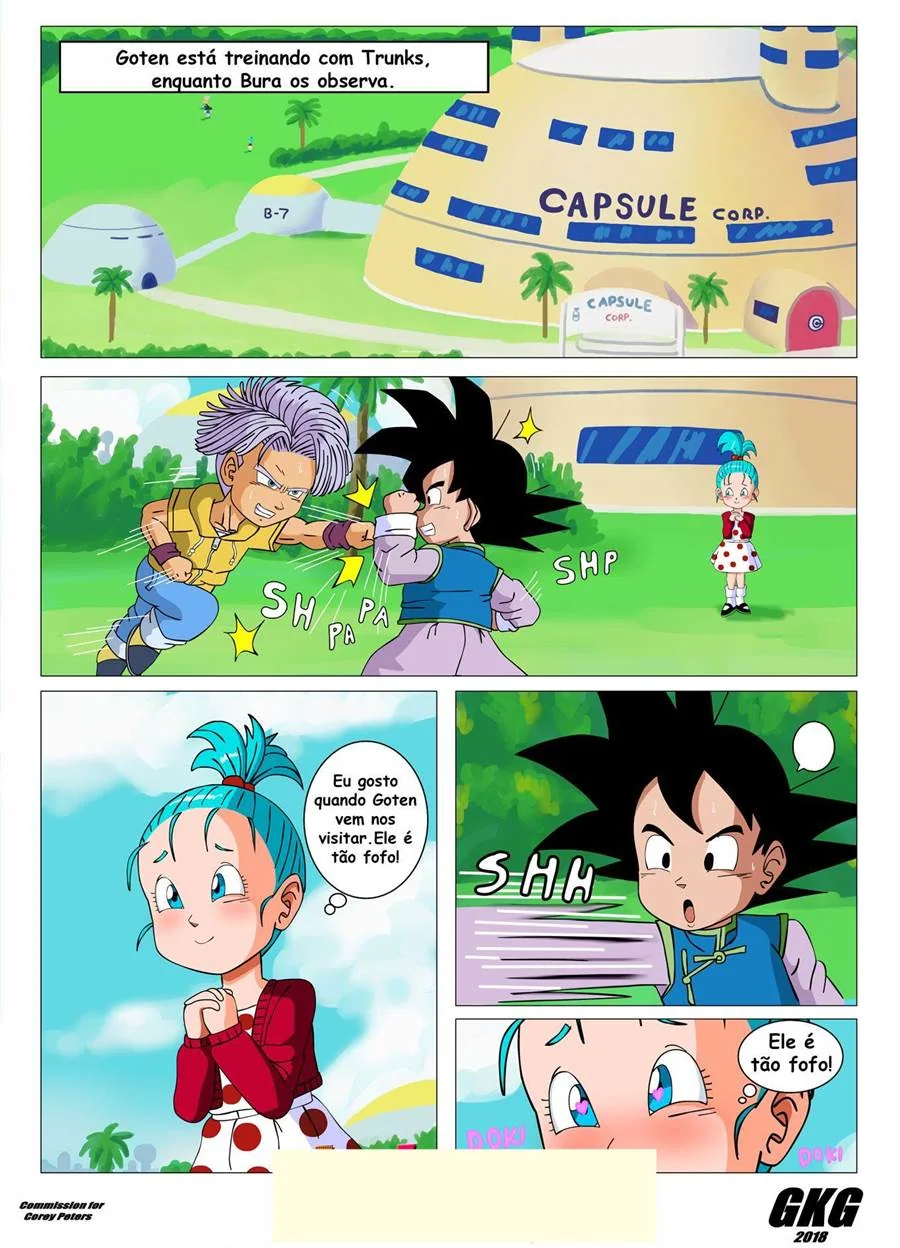 Dragon Ball: Goten e Bura - A Safadinha Ninfeta Quer Pica em HQ Brasileiro Dragon Ball: Goten e Bura - A Safadinha Ninfeta Quer Pica em HQ Brasileiro