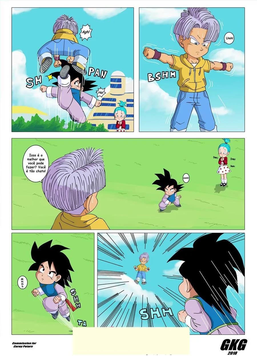Dragon Ball: Goten e Bura - A Safadinha Ninfeta Quer Pica em HQ Brasileiro Dragon Ball: Goten e Bura - A Safadinha Ninfeta Quer Pica em HQ Brasileiro