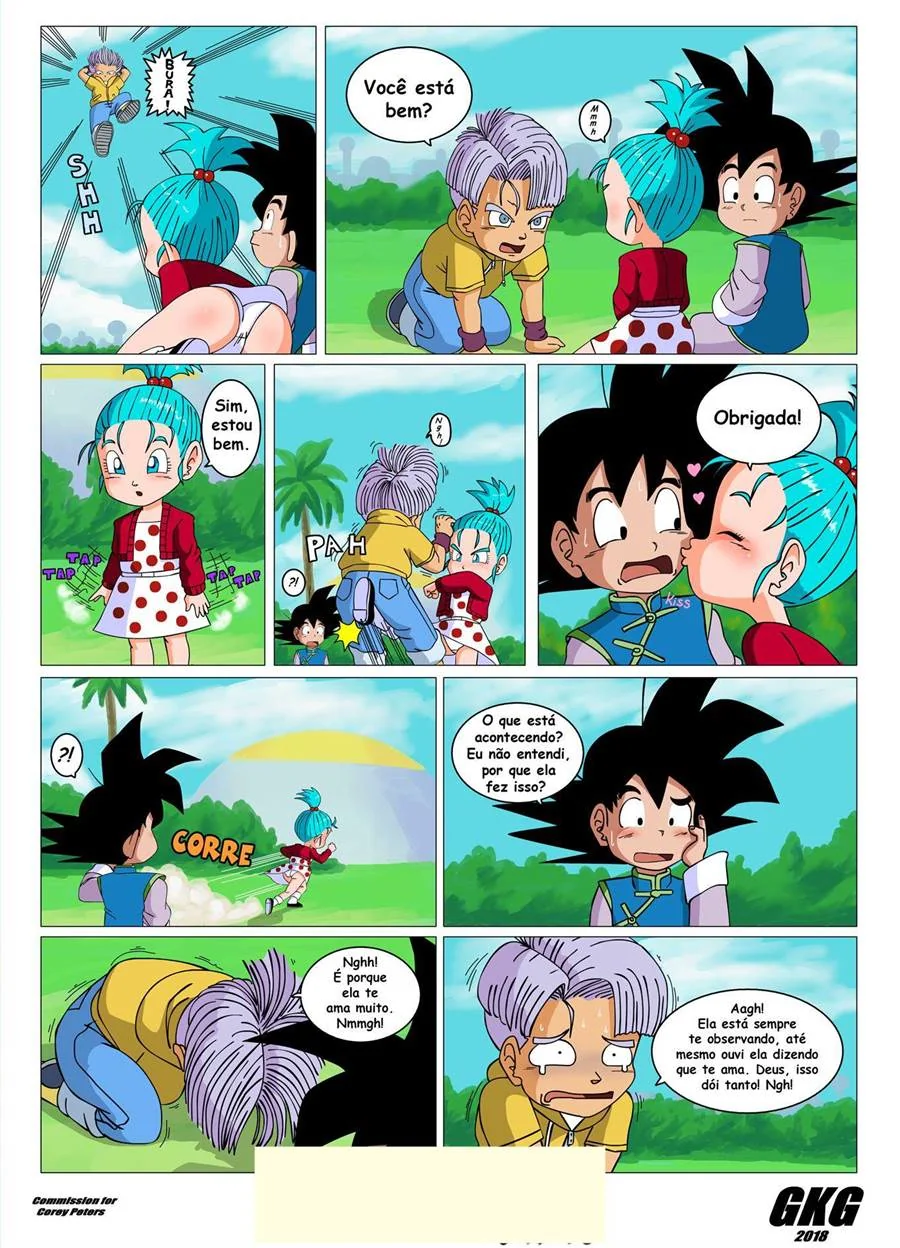 Dragon Ball: Goten e Bura - A Safadinha Ninfeta Quer Pica em HQ Brasileiro Dragon Ball: Goten e Bura - A Safadinha Ninfeta Quer Pica em HQ Brasileiro