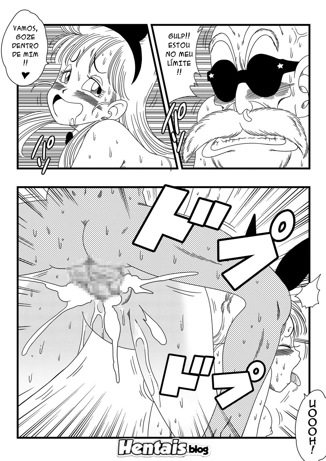 Dragon Ball Hentai: Bulma Coelhinha Libera Peitos em Troca da Dragon Ball - Em HQ Brasileiro