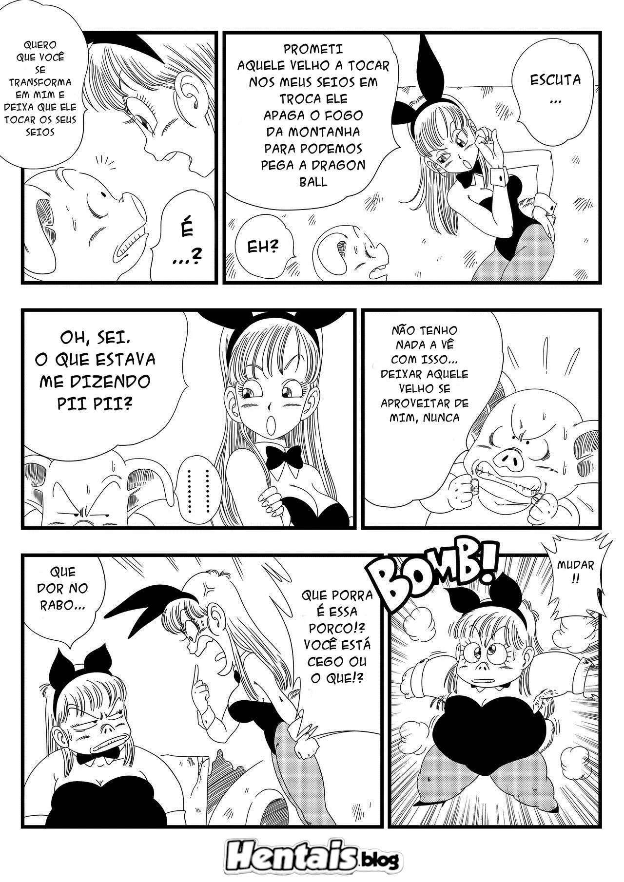 Dragon Ball Hentai: Bulma Coelhinha Libera Peitos em Troca da Dragon Ball - Em HQ Brasileiro Dragon Ball Hentai: Bulma Coelhinha Libera Peitos em Troca da Dragon Ball - Em HQ Brasileiro