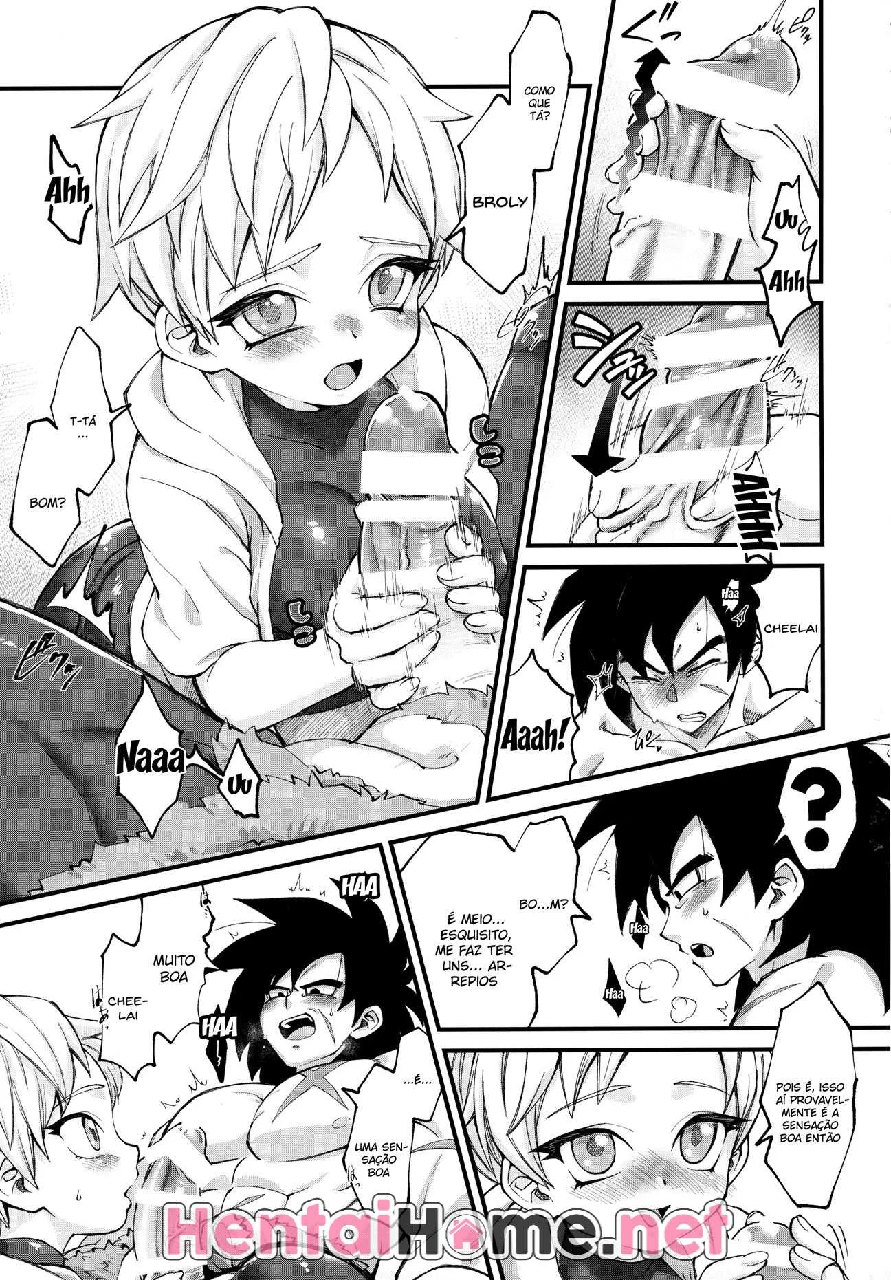 Dragon Ball Hentai: Cheelai Dando o Cu Para Broly Em HQ Brasileiro