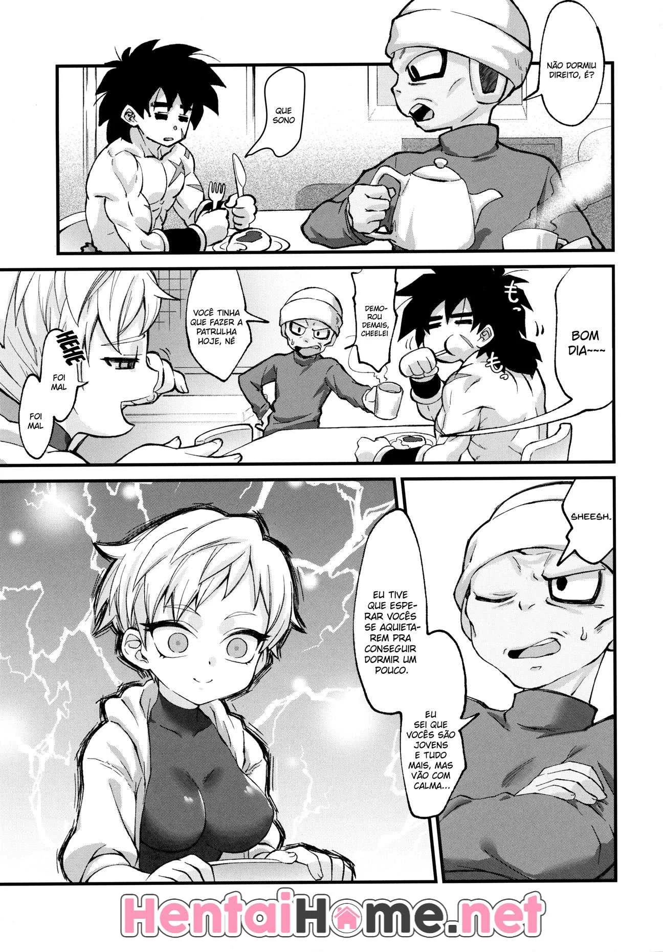 Dragon Ball Hentai: Cheelai Dando o Cu Para Broly Em HQ Brasileiro