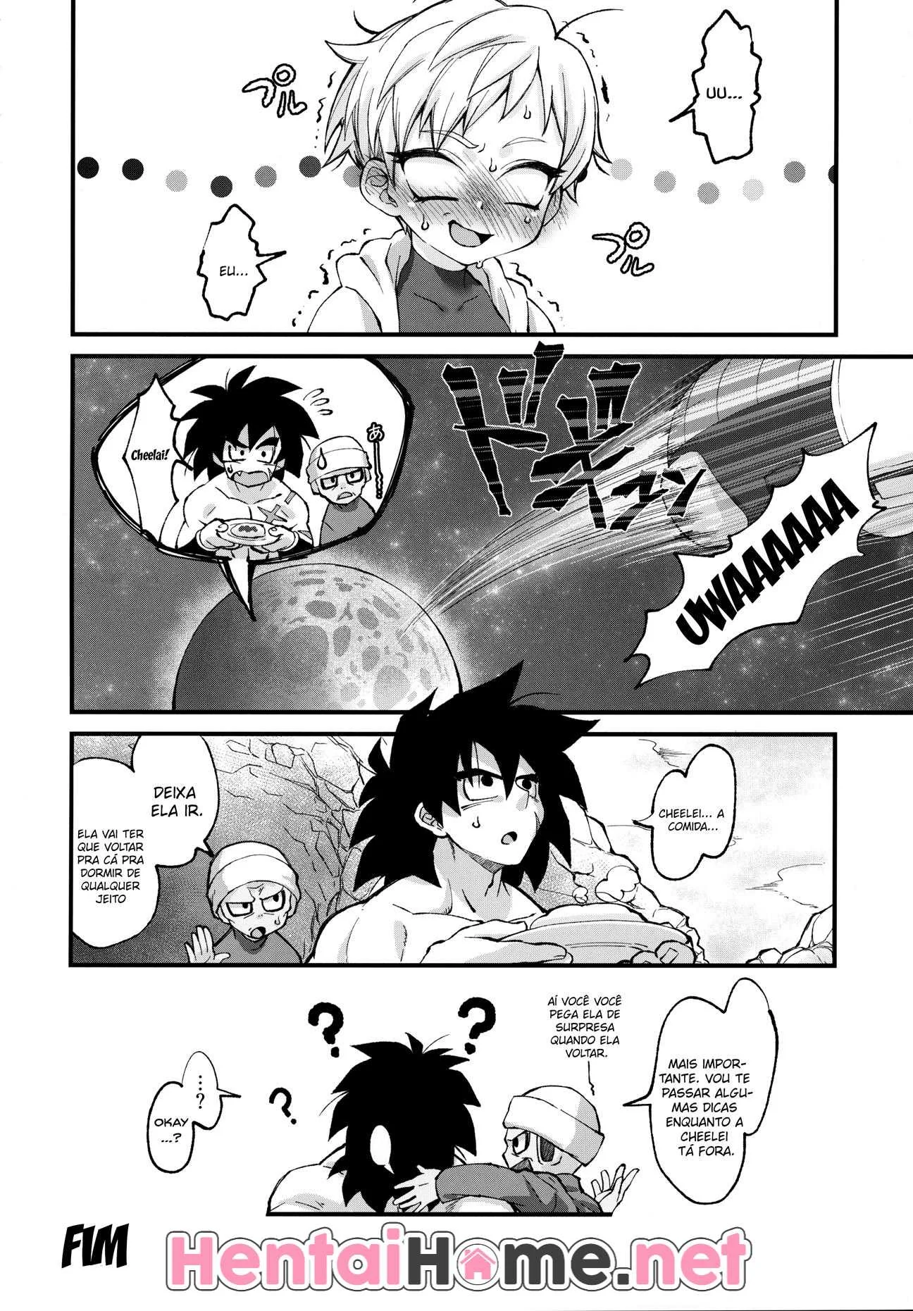 Dragon Ball Hentai: Cheelai Dando o Cu Para Broly Em HQ Brasileiro