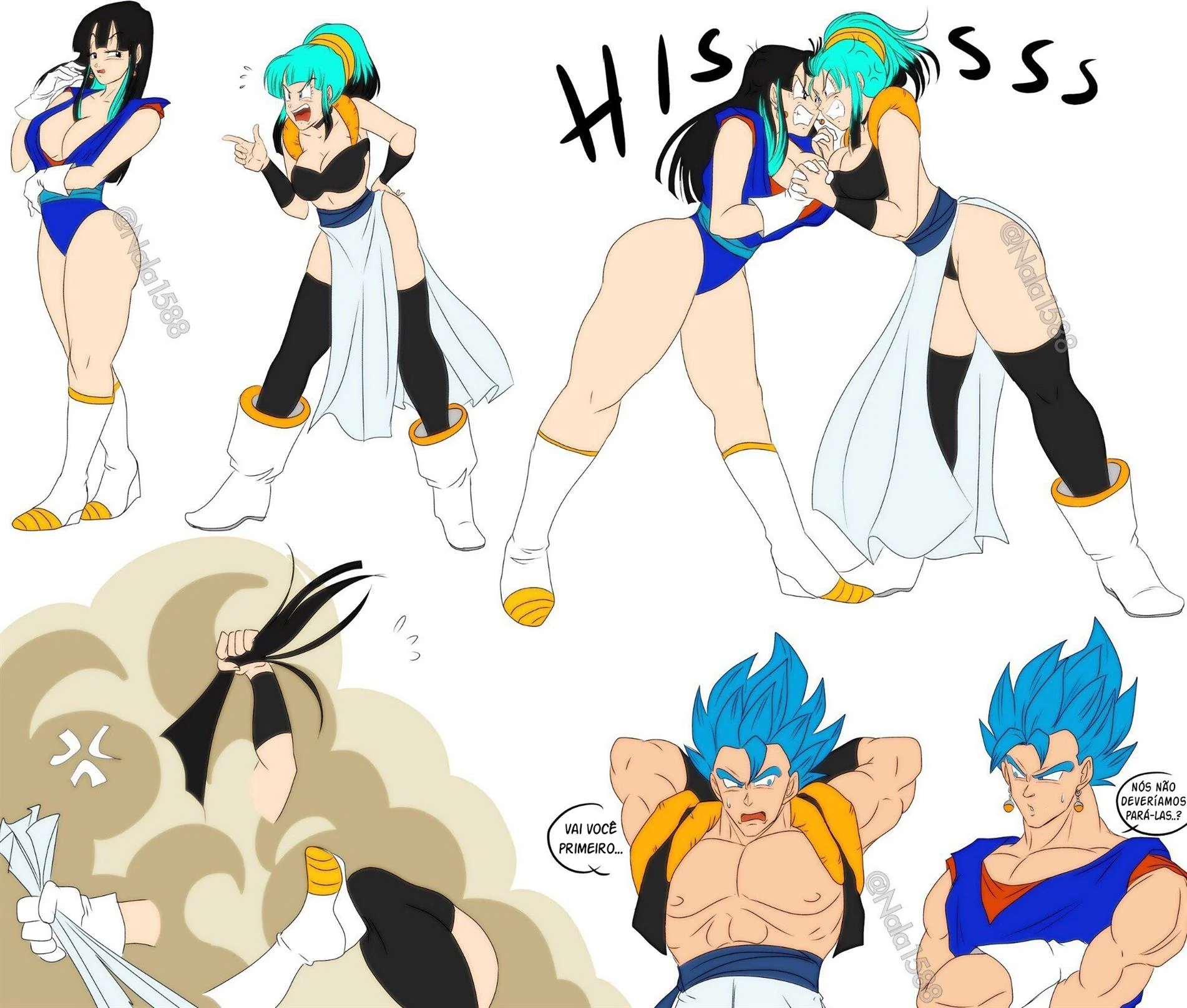 Dragon Ball Hentai: Piranhas na Termas do Bills em HQ Brasileiro