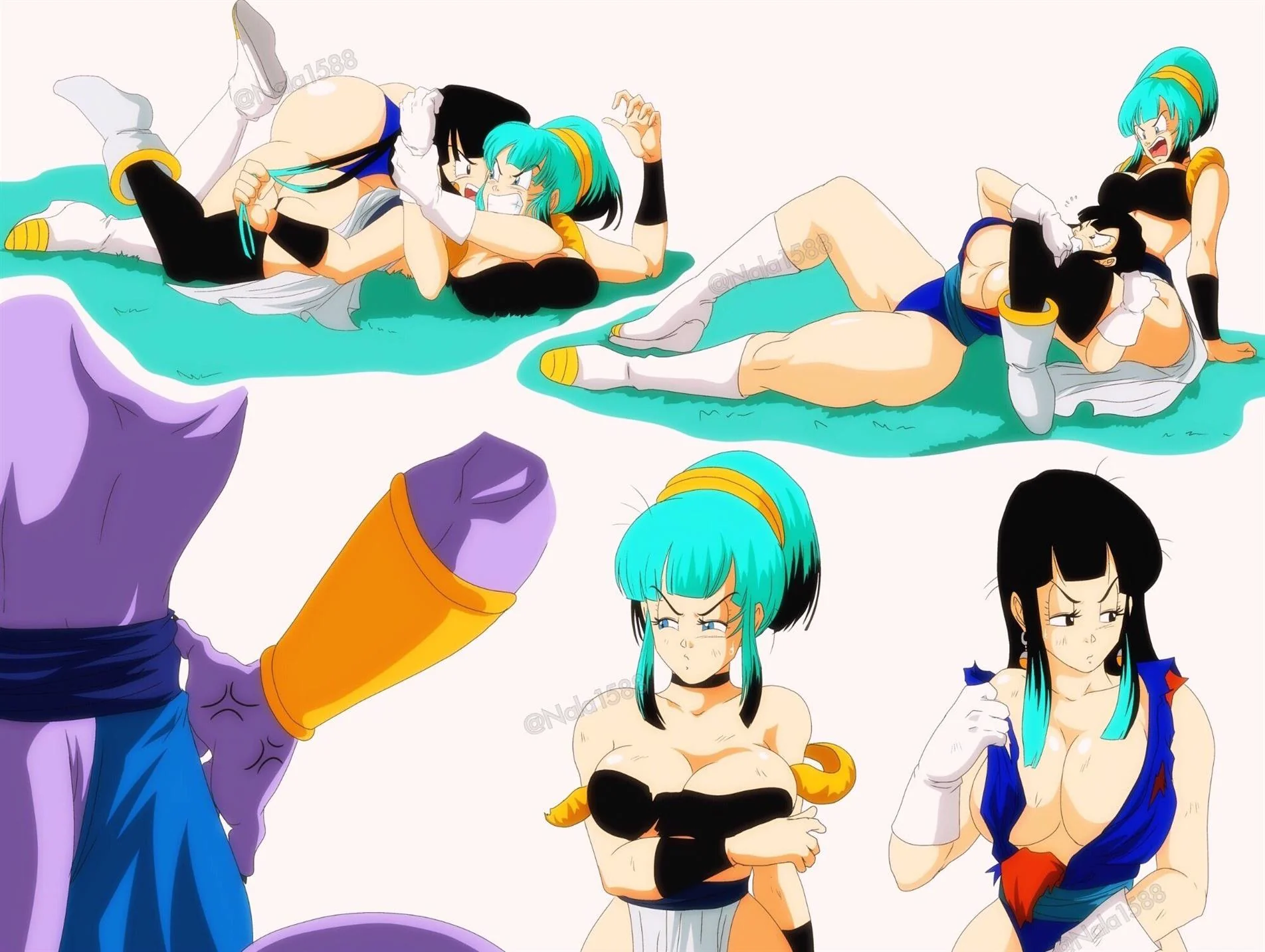 Dragon Ball Hentai: Piranhas na Termas do Bills em HQ Brasileiro