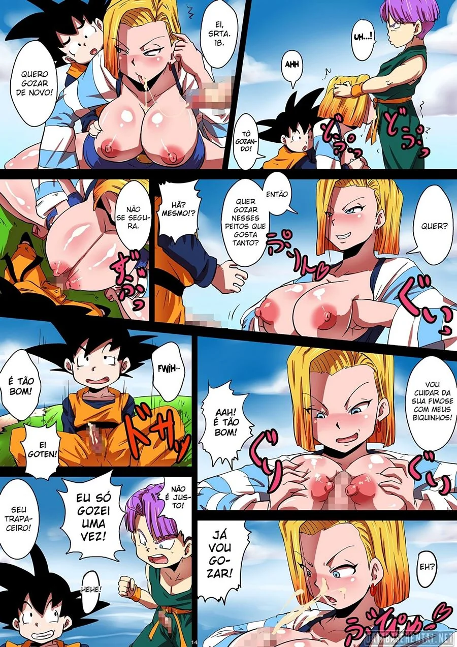 Dragon Ball Hentai: Suruba com Androide 18 em HQ Brasileiro Dragon Ball Hentai: Suruba com Androide 18 em HQ Brasileiro