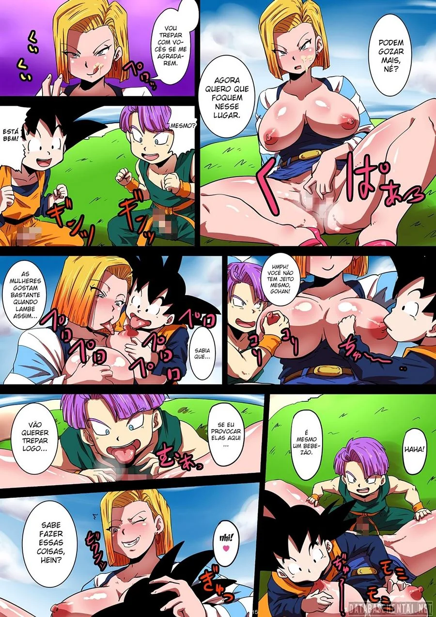 Dragon Ball Hentai: Suruba com Androide 18 em HQ Brasileiro Dragon Ball Hentai: Suruba com Androide 18 em HQ Brasileiro
