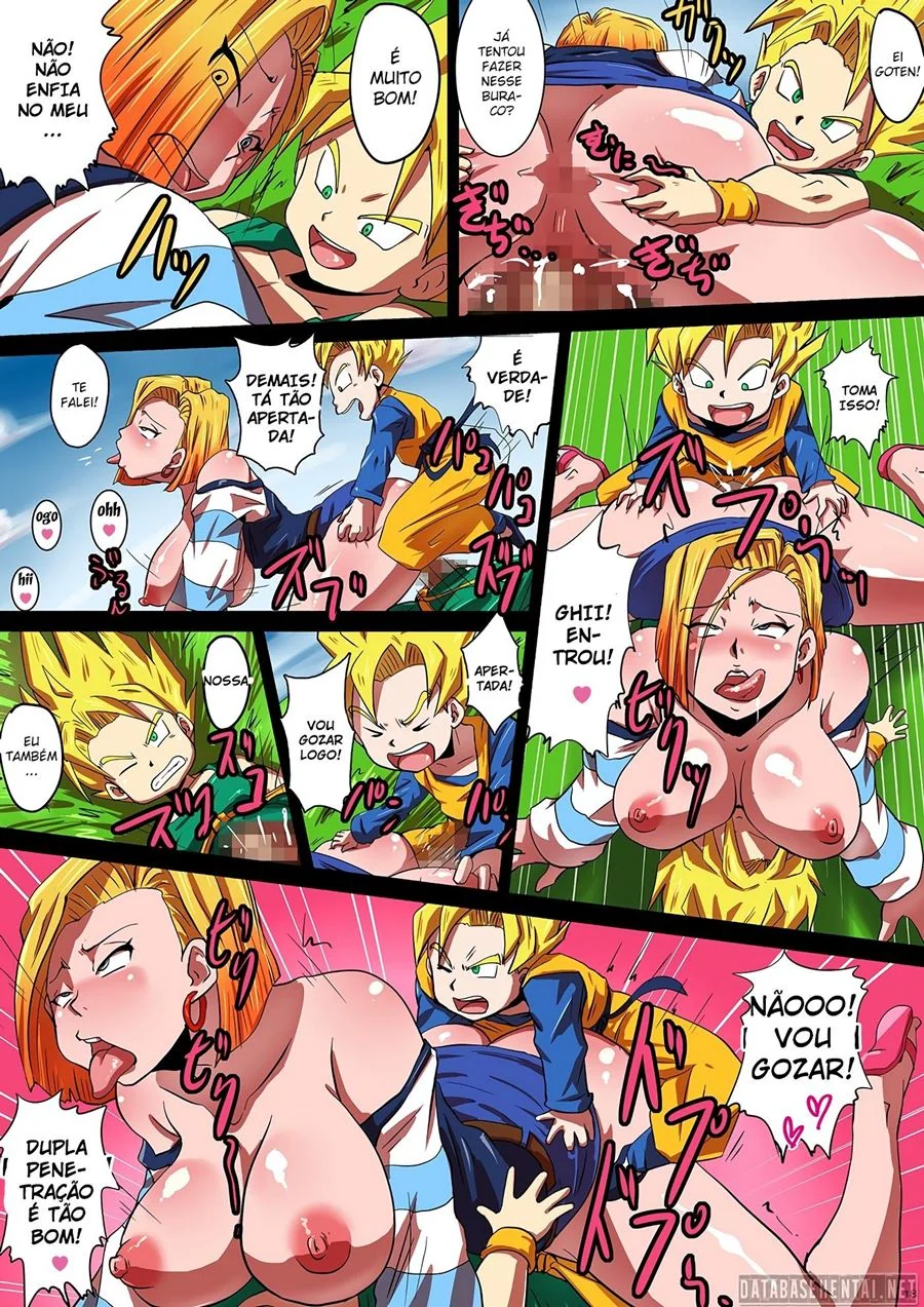 Dragon Ball Hentai: Suruba com Androide 18 em HQ Brasileiro Dragon Ball Hentai: Suruba com Androide 18 em HQ Brasileiro