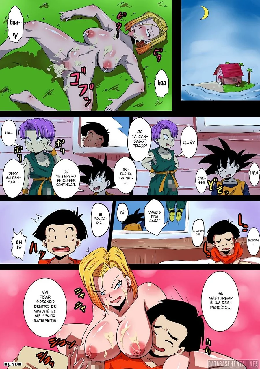 Dragon Ball Hentai: Suruba com Androide 18 em HQ Brasileiro Dragon Ball Hentai: Suruba com Androide 18 em HQ Brasileiro