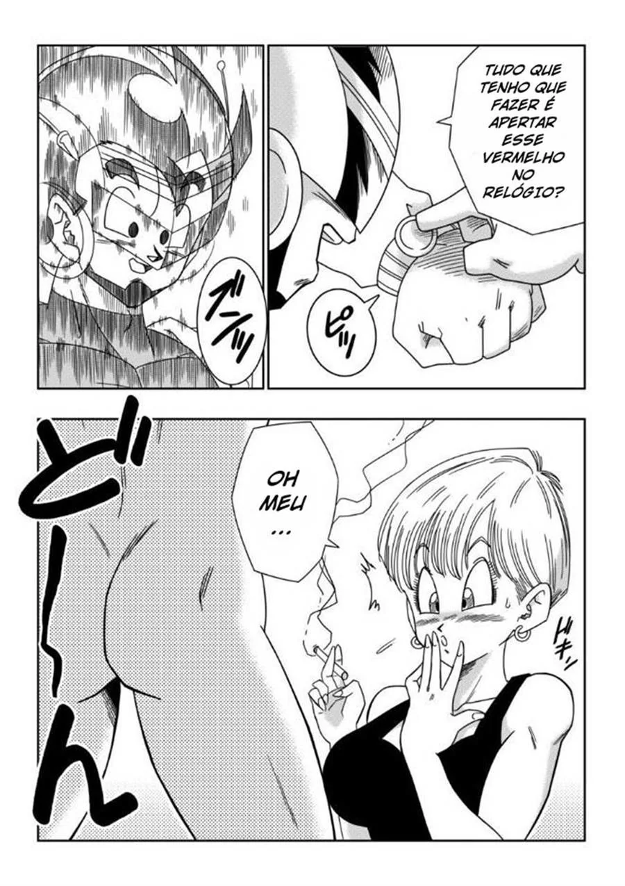 Dragon Ball Hentai: Triângulo Amoroso Vol.03 - Erasa Seduz Gohan em HQ Brasileiro