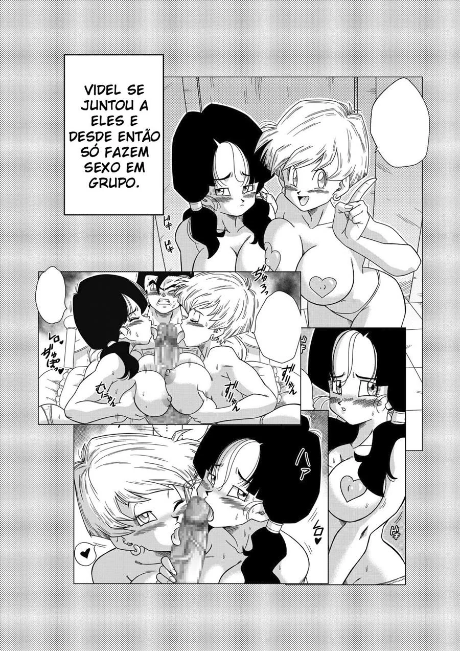 Dragon Ball Hentai: Triângulo Amoroso Vol.04 - Piranha Erasa Seduz Gohan em Hentai HQ Brasileiro