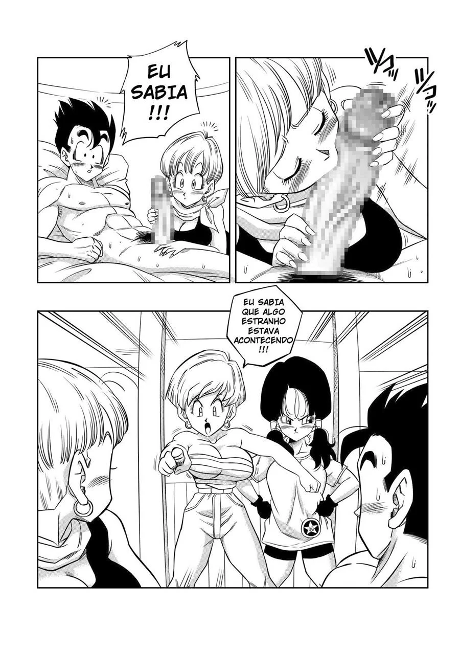 Dragon Ball Hentai: Triângulo Amoroso Vol.04 - Piranha Erasa Seduz Gohan em Hentai HQ Brasileiro
