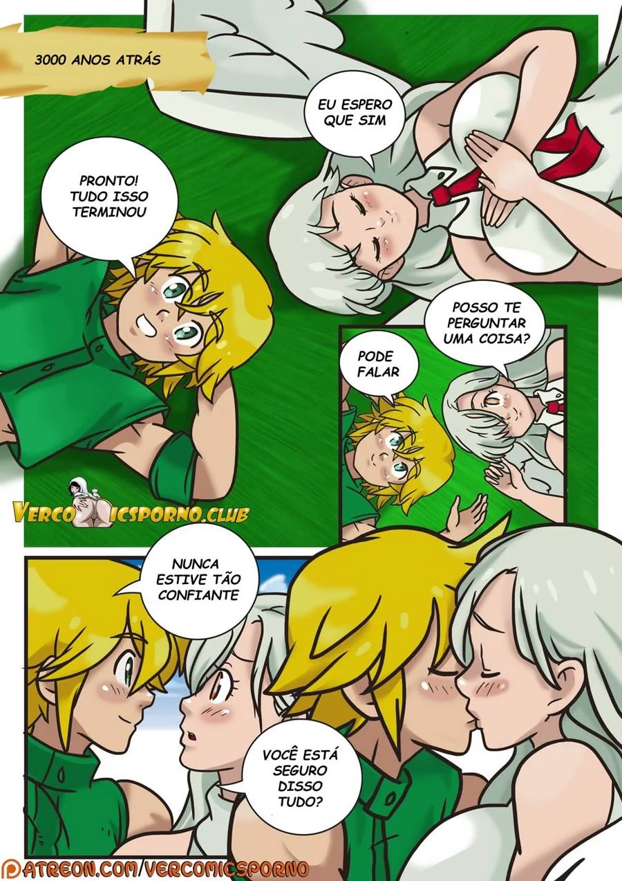 Elizabeth pagando boquete e dando o cu para Meliodas - Nanatsu no Taizai Hentai HQ Brasileiro
