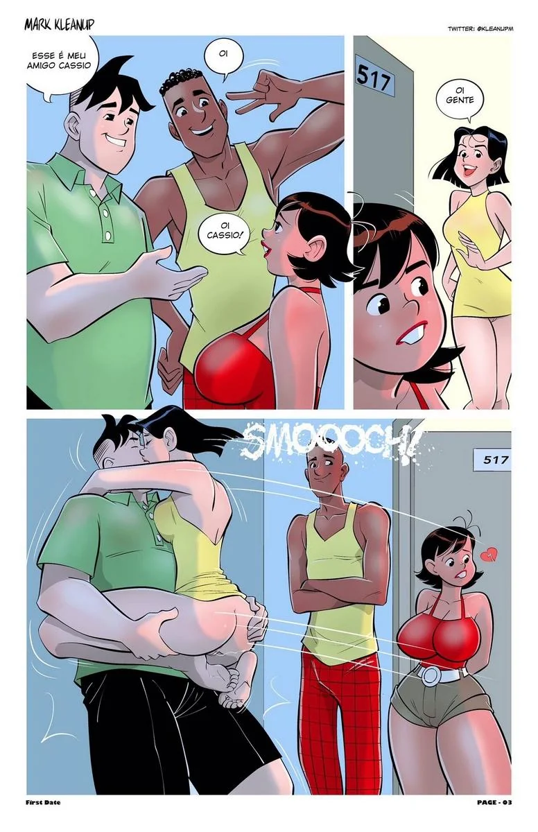 Encontro com surpresas: Piranhas dividem pica em Hentai HQ Brasileiro