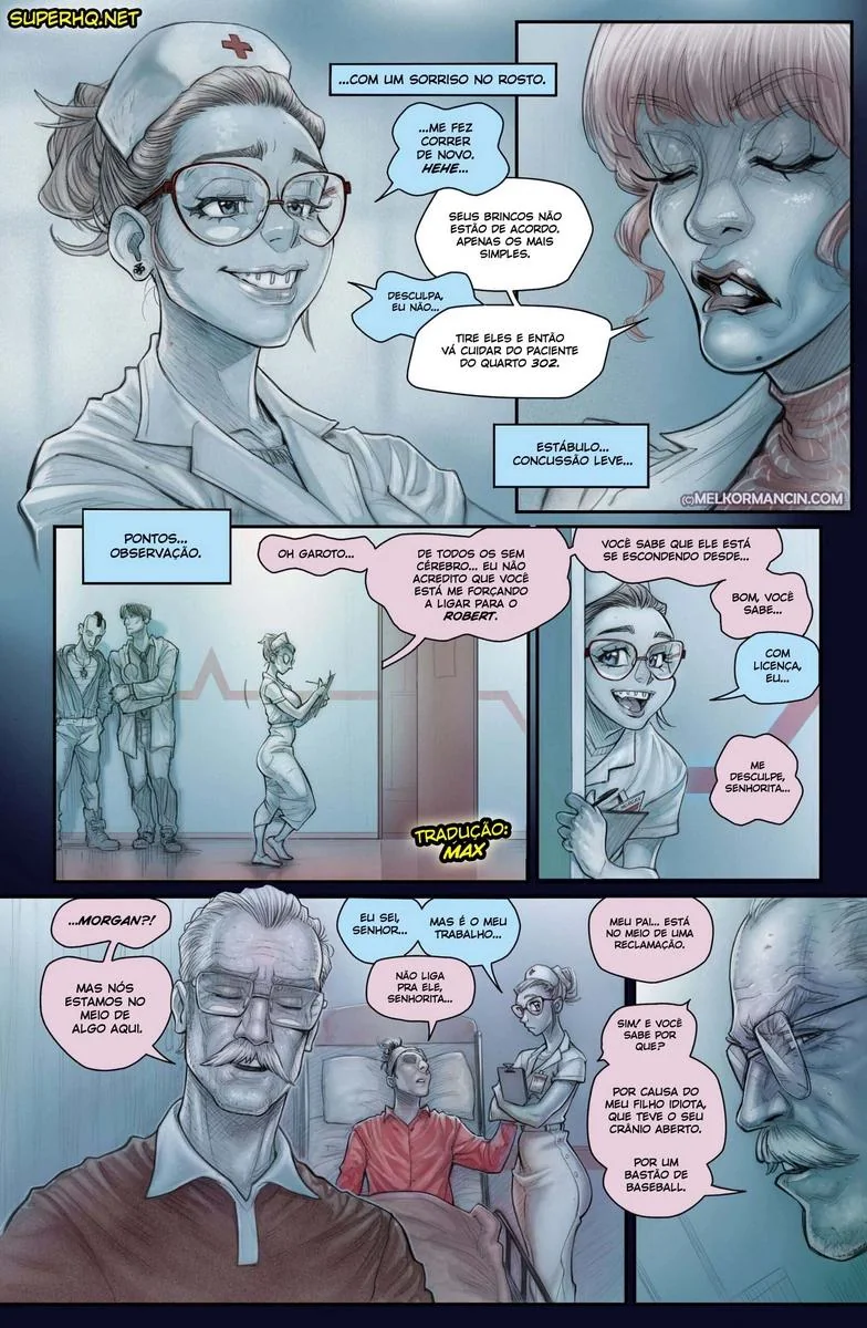 Enfermeira Morgan: A Piranha do Hospital em HQ Brasileiro
