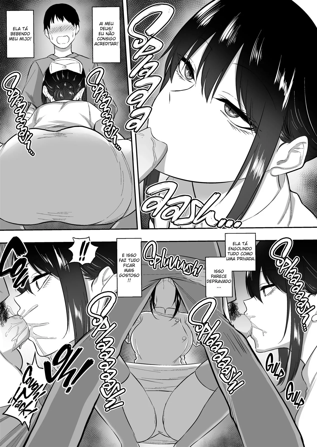 Enfermeira Piranha Ajuda Paciente com os Dois Braços Quebrados - Em Hentai HQ Brasileiro