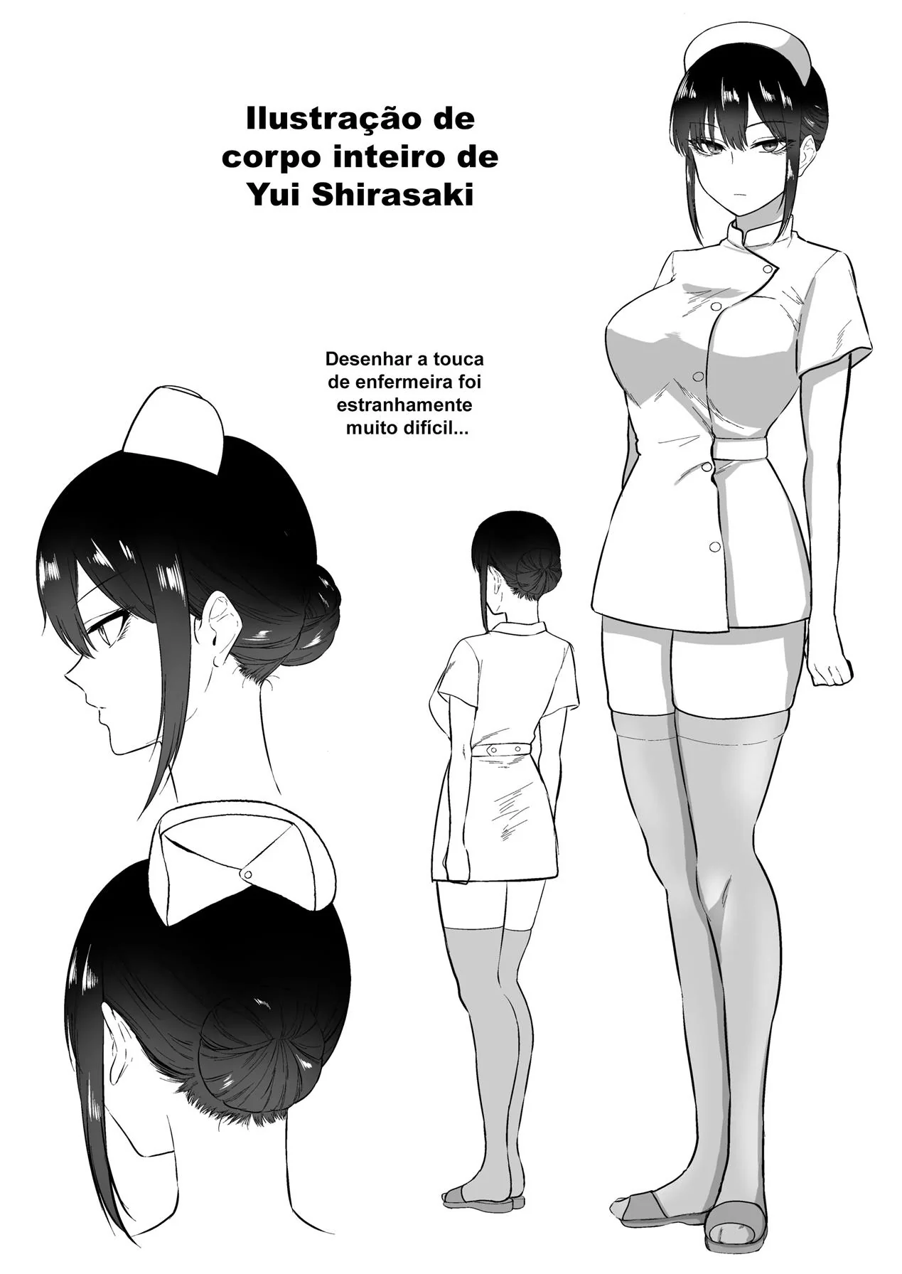 Enfermeira Piranha Ajuda Paciente com os Dois Braços Quebrados - Em Hentai HQ Brasileiro