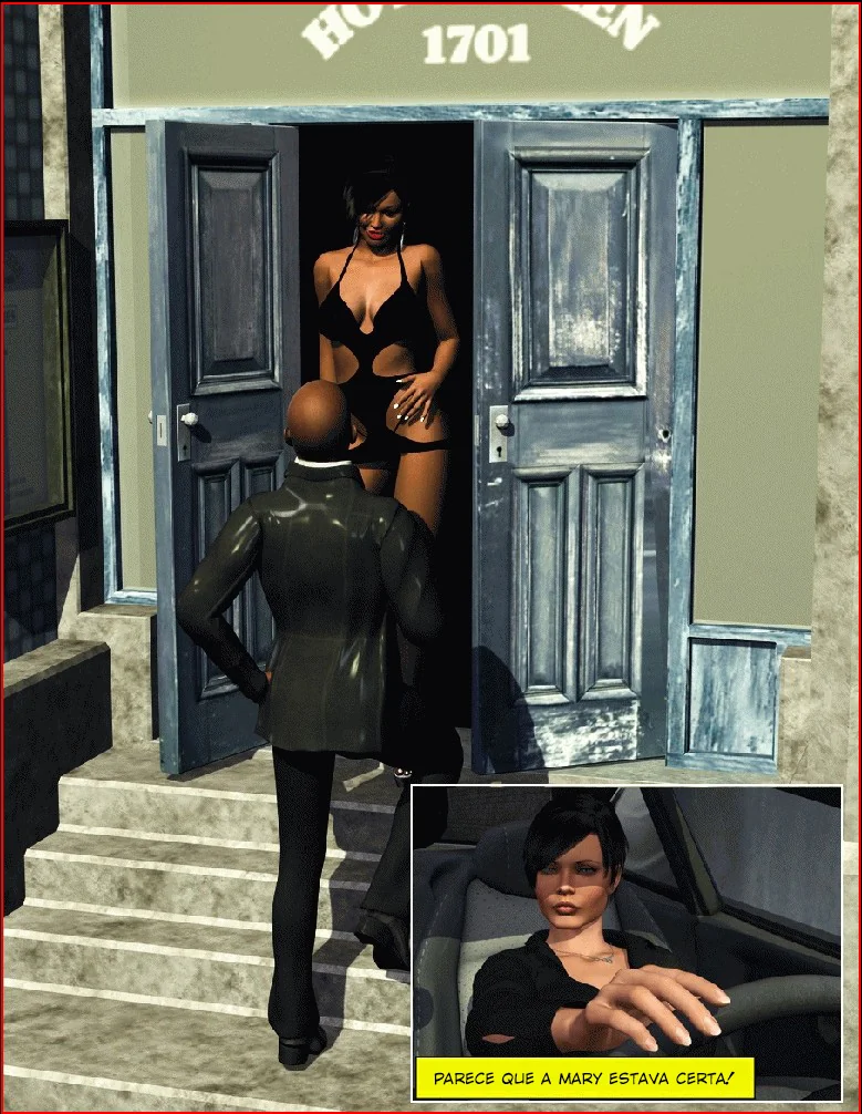 Esposinha Piranha Contrata Detetive para Descobrir a Rola do Marido - Hentai HQ 3D