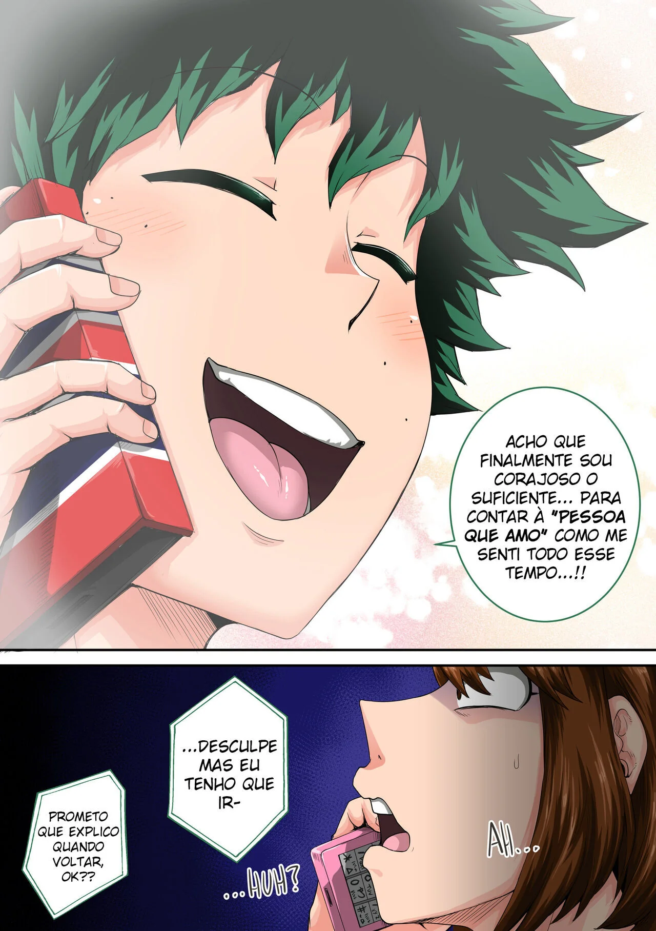 Férias Escaldantes: Mãe do Bakugo Dando a Buceta para Izuku - Hentai HQ