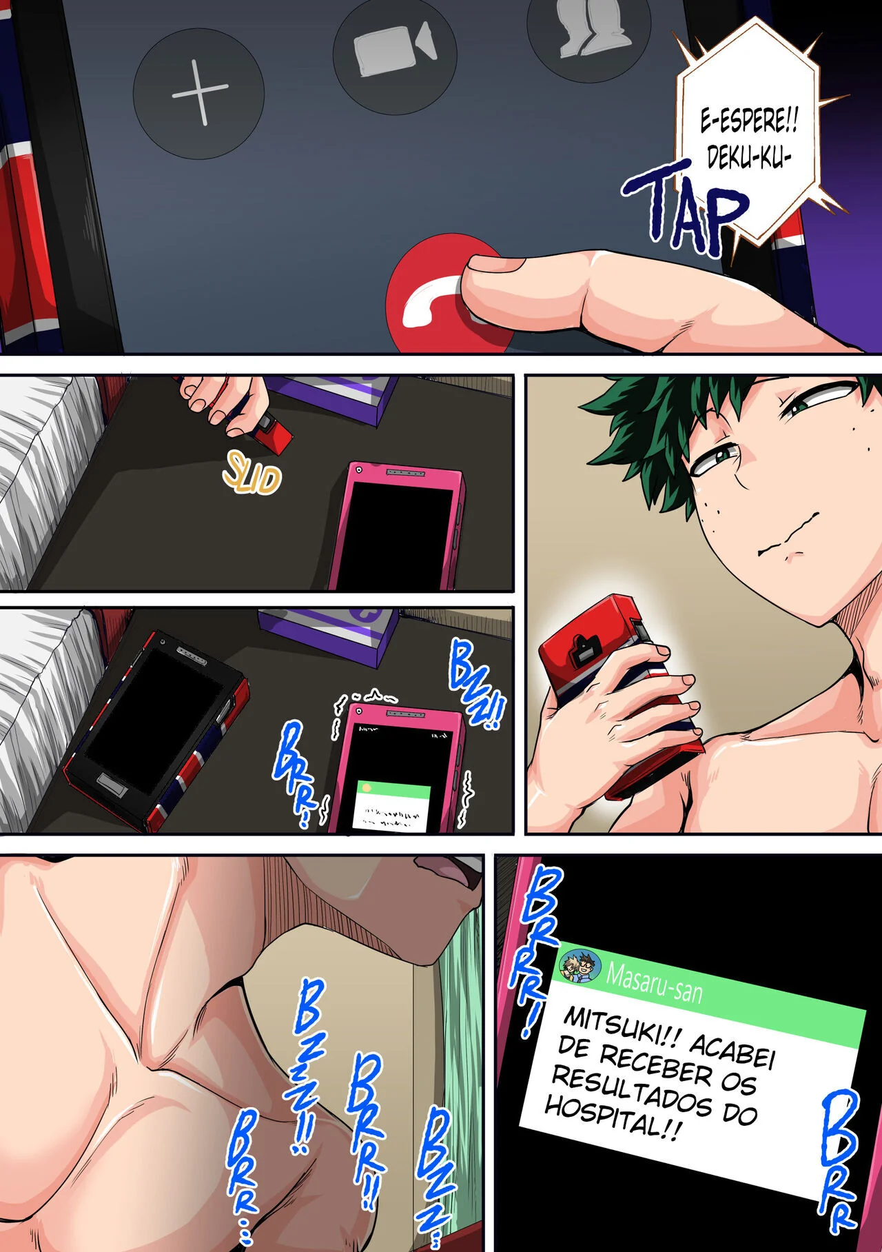 Férias Escaldantes: Mãe do Bakugo Dando a Buceta para Izuku - Hentai HQ
