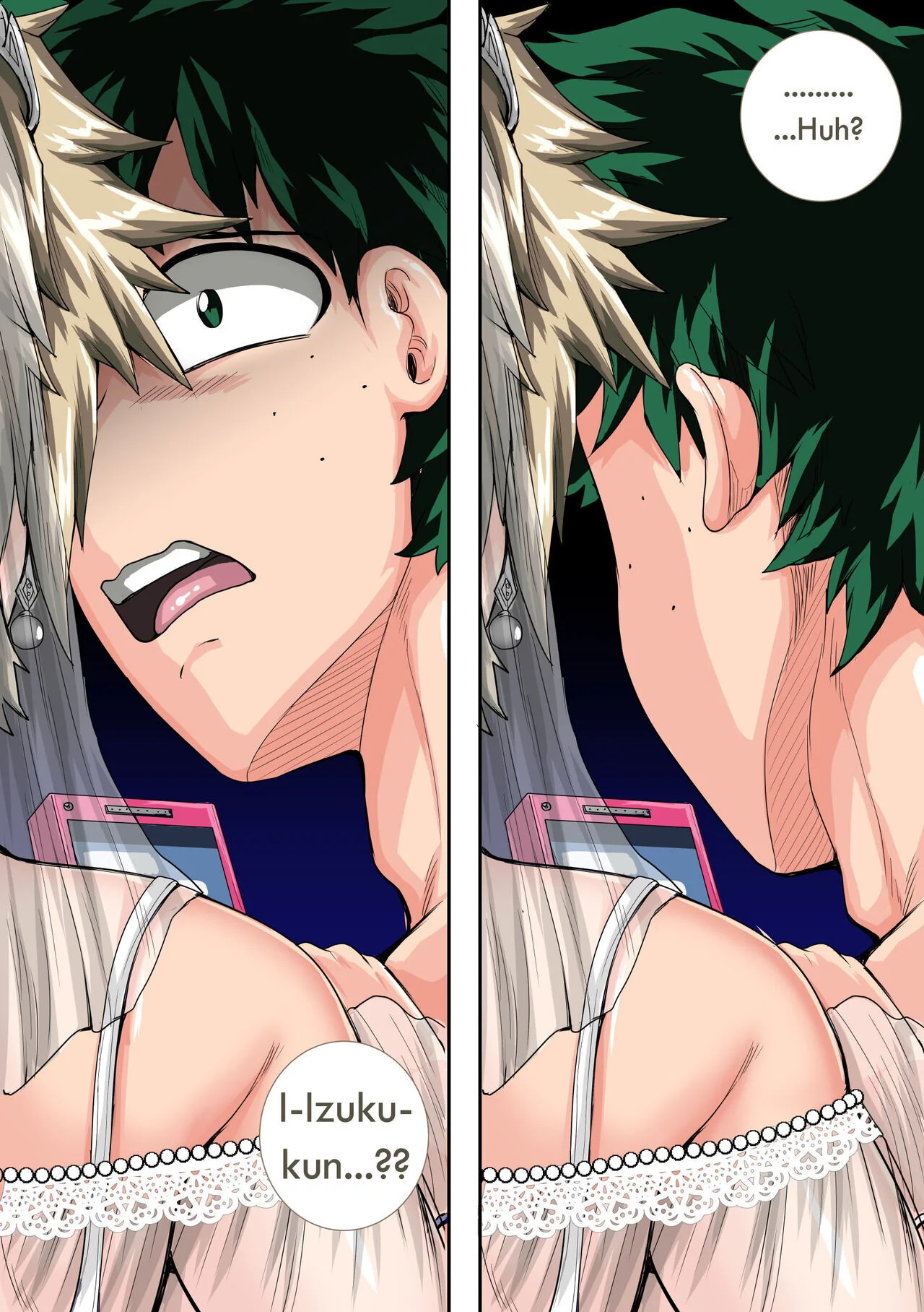 Férias Escaldantes: Mãe do Bakugo Dando a Buceta para Izuku - Hentai HQ