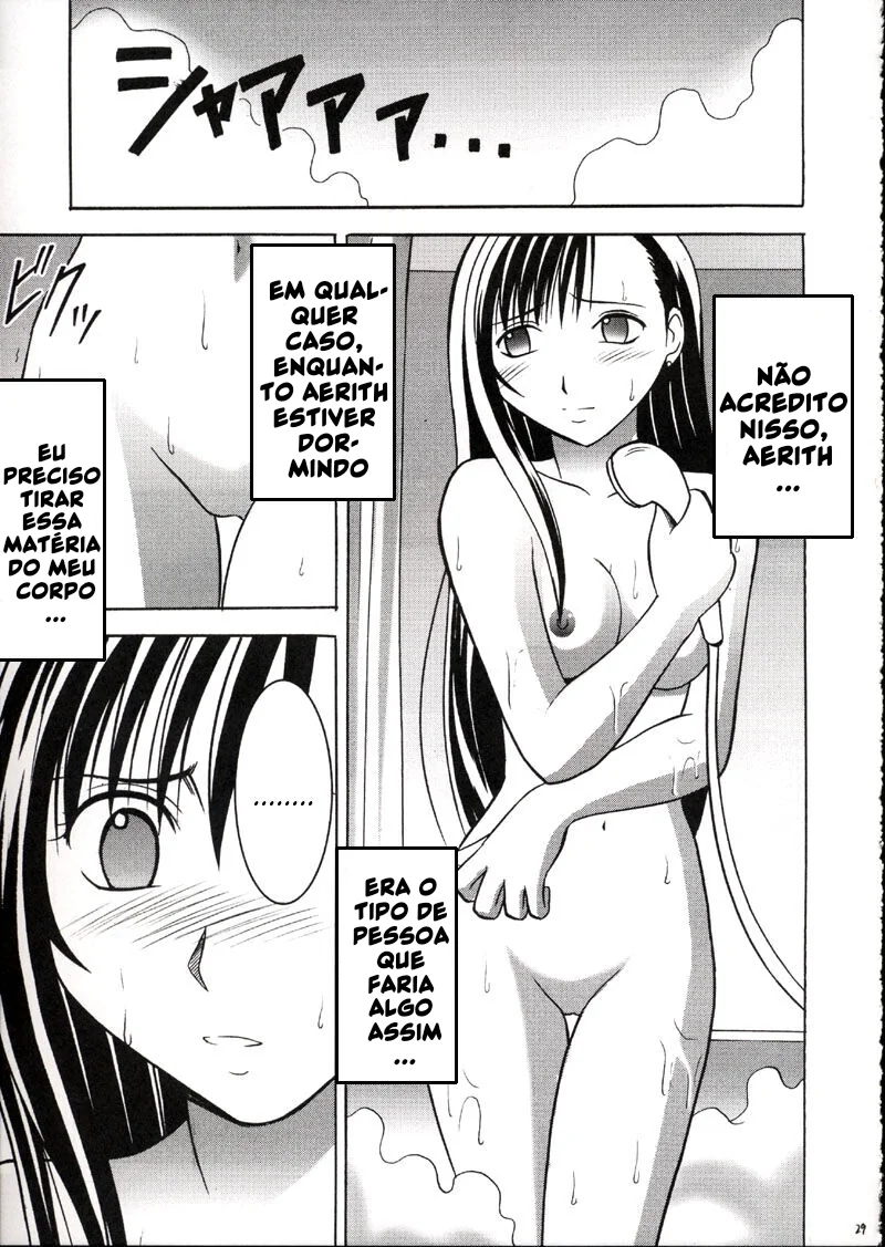 Final Fantasy VII Hentai: Orgia de Tifa e Aerith no Hotel - Um Conto de Luxúria e Prazer em HQ Brasileiro