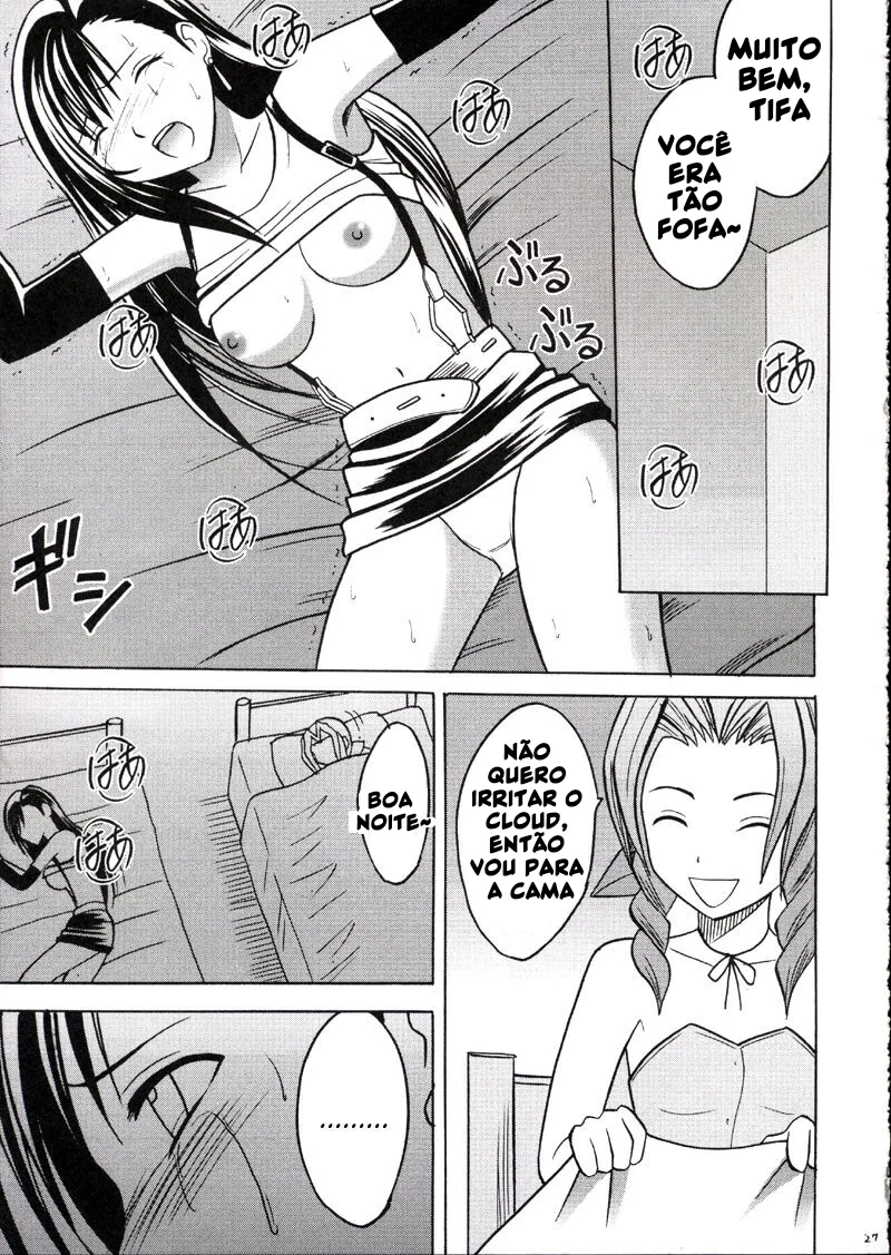 Final Fantasy VII Hentai: Orgia de Tifa e Aerith no Hotel - Um Conto de Luxúria e Prazer em HQ Brasileiro