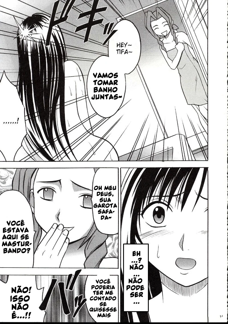 Final Fantasy VII Hentai: Orgia de Tifa e Aerith no Hotel - Um Conto de Luxúria e Prazer em HQ Brasileiro