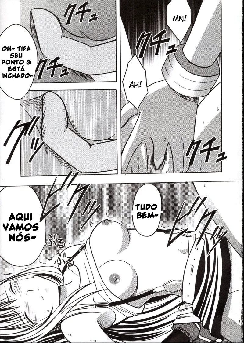 Final Fantasy VII Hentai: Orgia de Tifa e Aerith no Hotel - Um Conto de Luxúria e Prazer em HQ Brasileiro