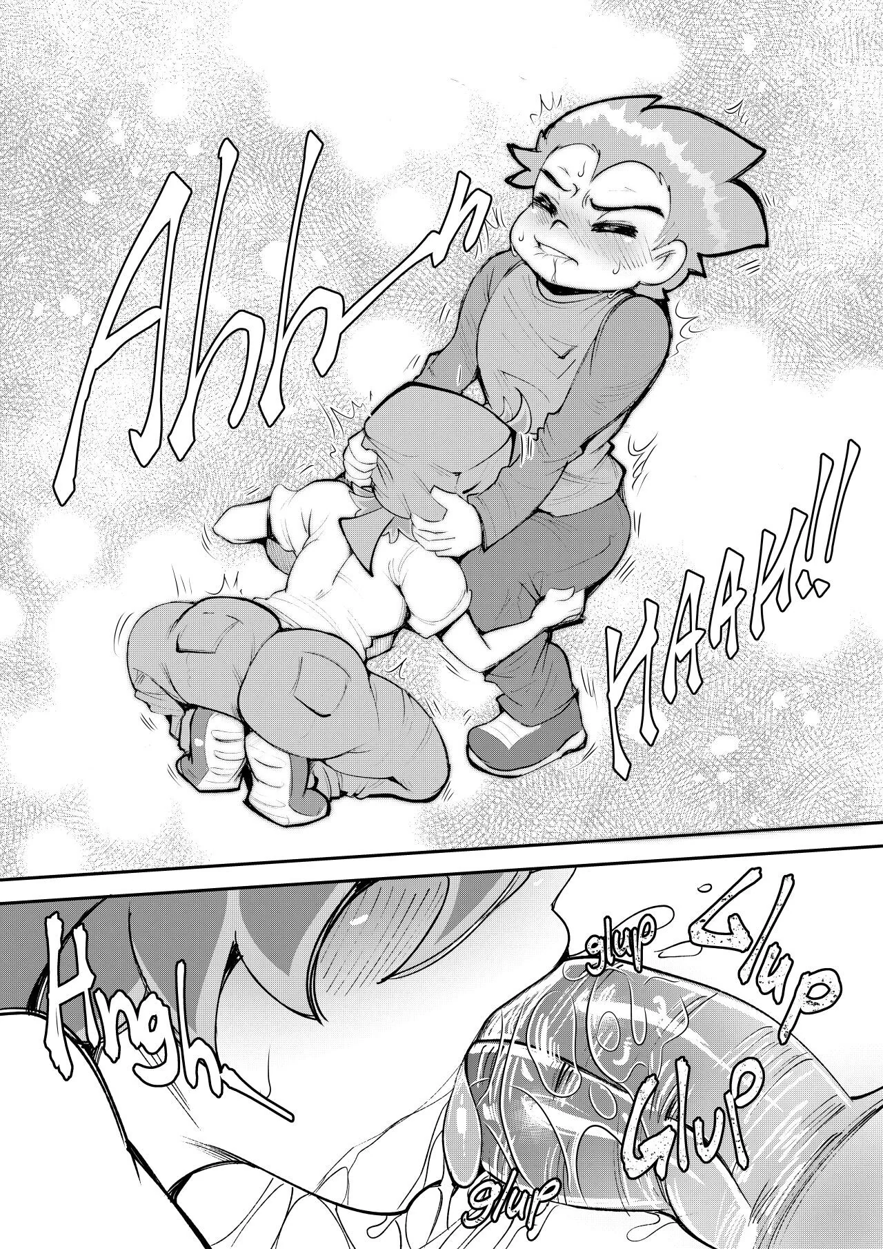 Foda no Trem: Piranha dá a buceta gostosa para pica do macho em Hentai HQ Brasileiro