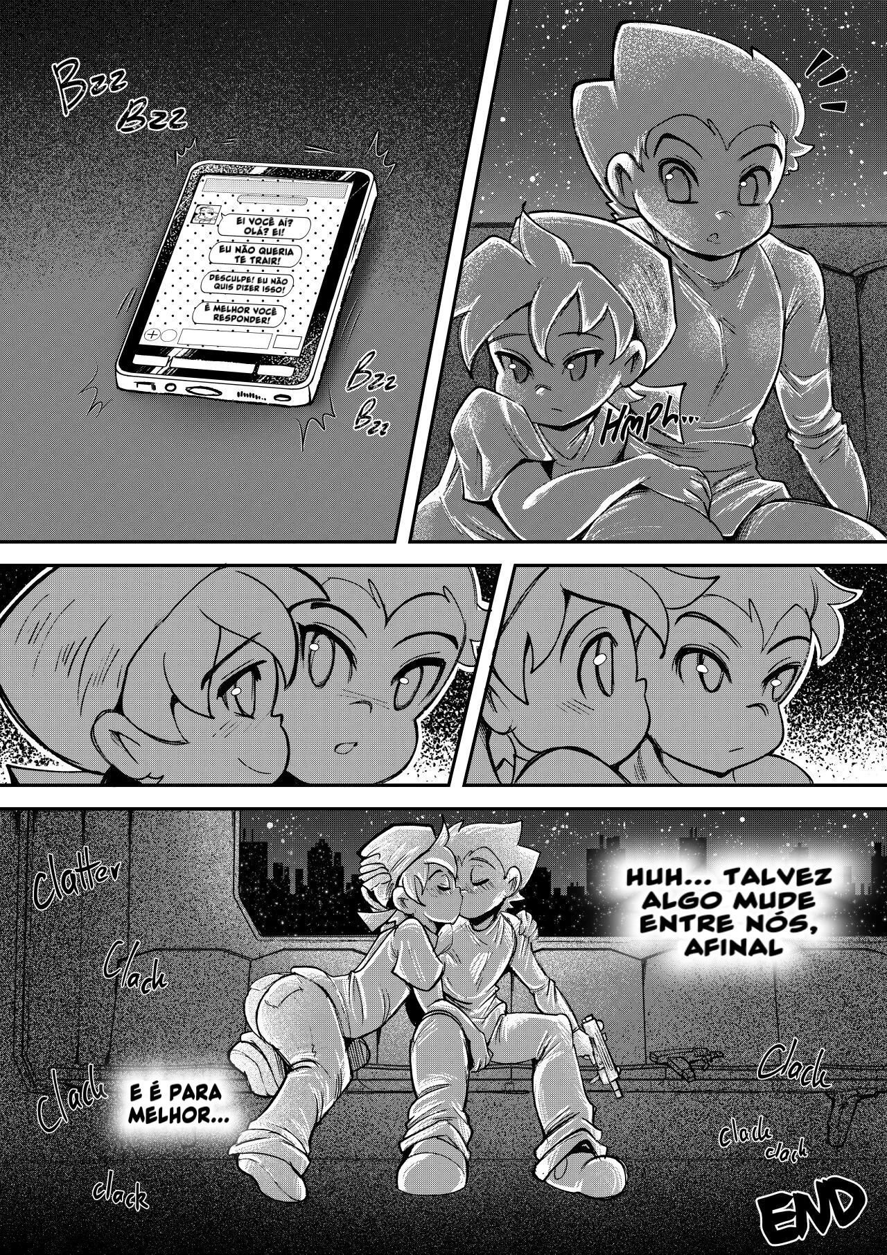 Foda no Trem: Piranha dá a buceta gostosa para pica do macho em Hentai HQ Brasileiro