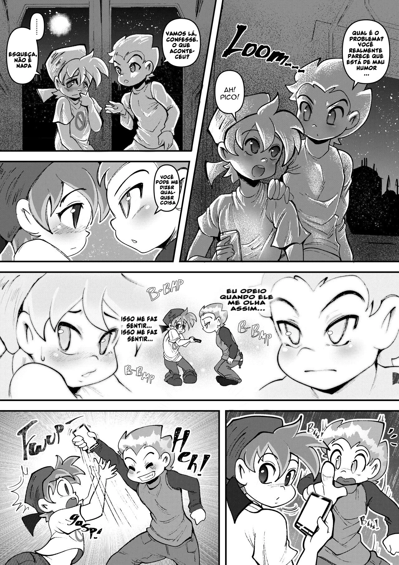 Foda no Trem: Piranha dá a buceta gostosa para pica do macho em Hentai HQ Brasileiro