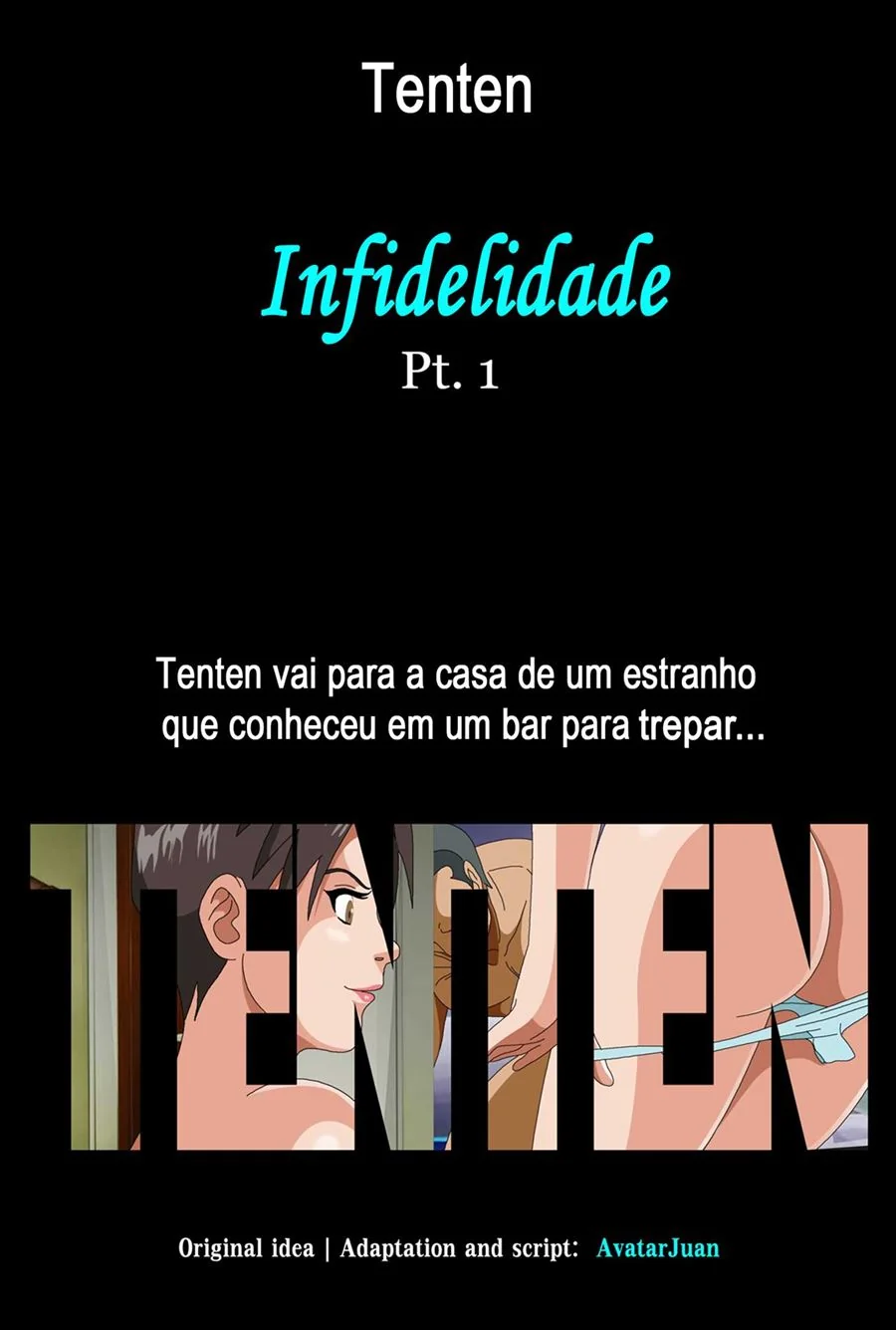 Foda proibida: Tenten da buceta quente é surpreendida pelo filho da piranha casada - Hentai HQ Brasileiro