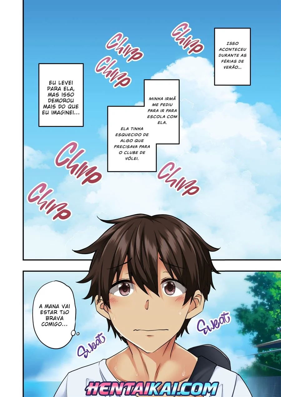 Fodendo a irmã e as piranhas do vôlei em hentai HQ brasileiro